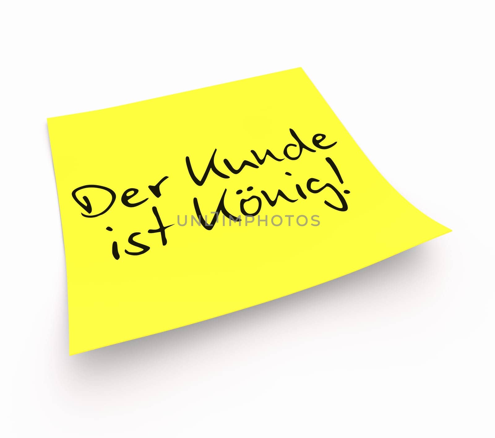 Notes - The customer is king!