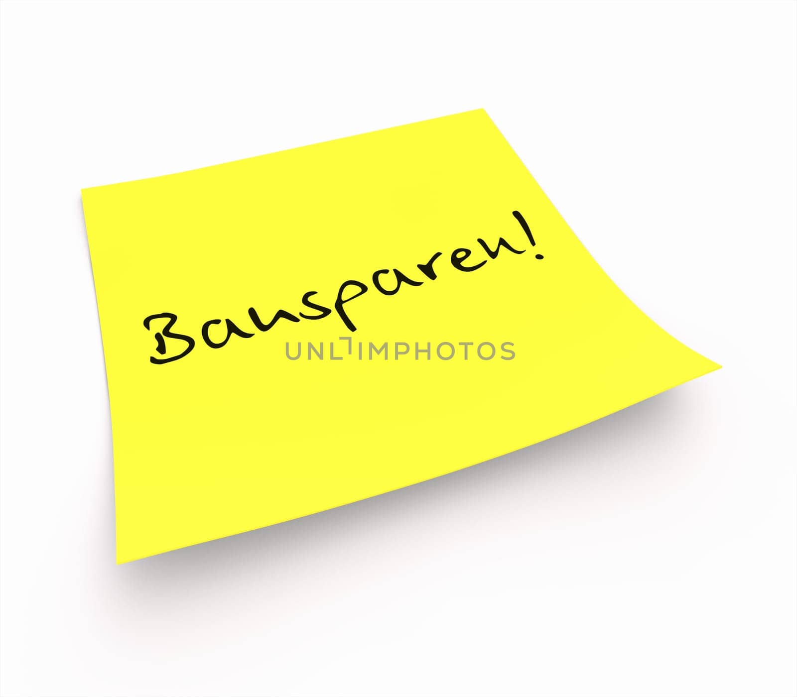 Sticky notes - building savings!
