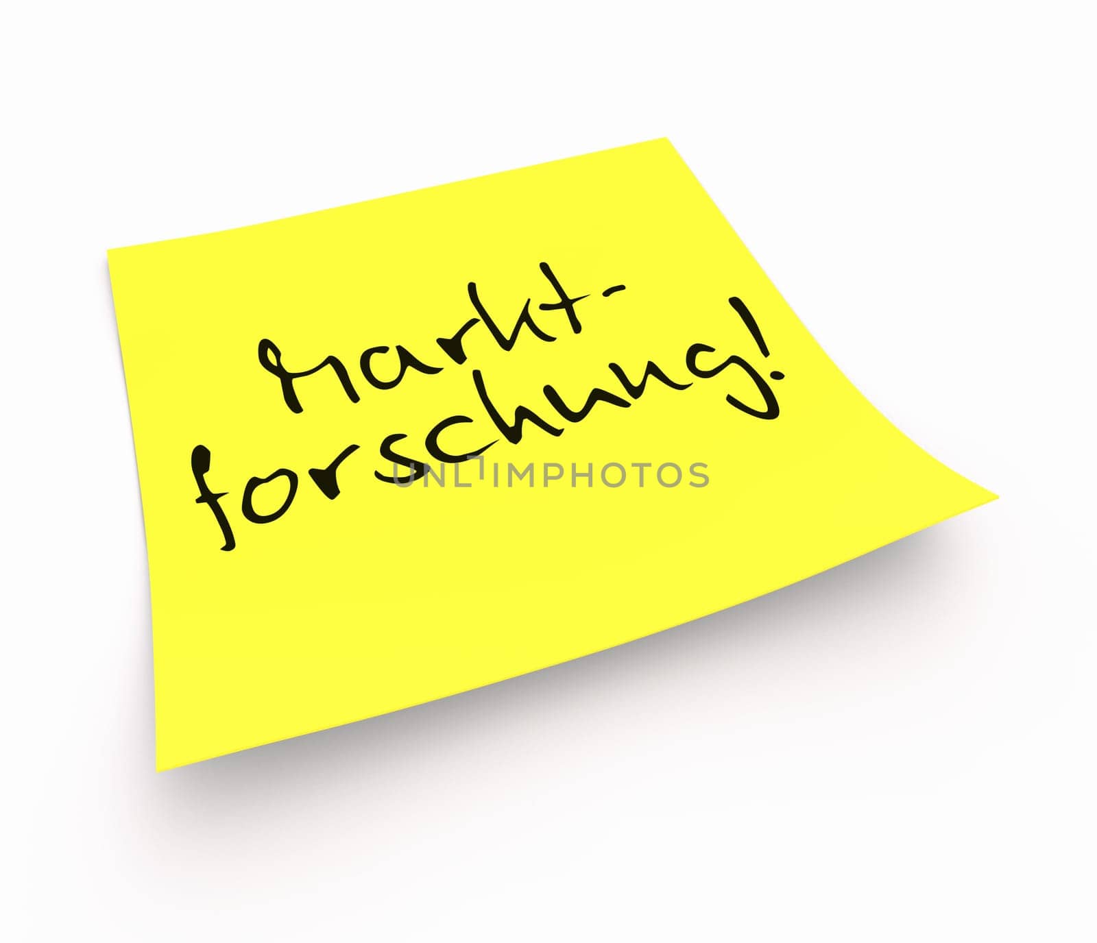 Sticky notes - market research!