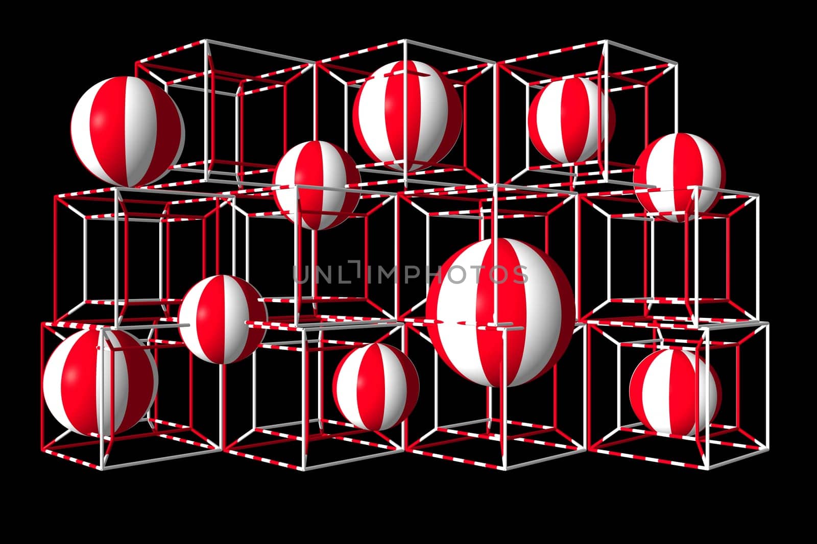 red and white