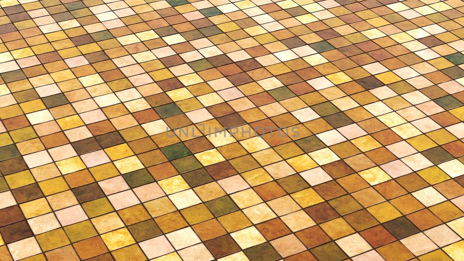 Background Floor Tiles Brown Multicolored