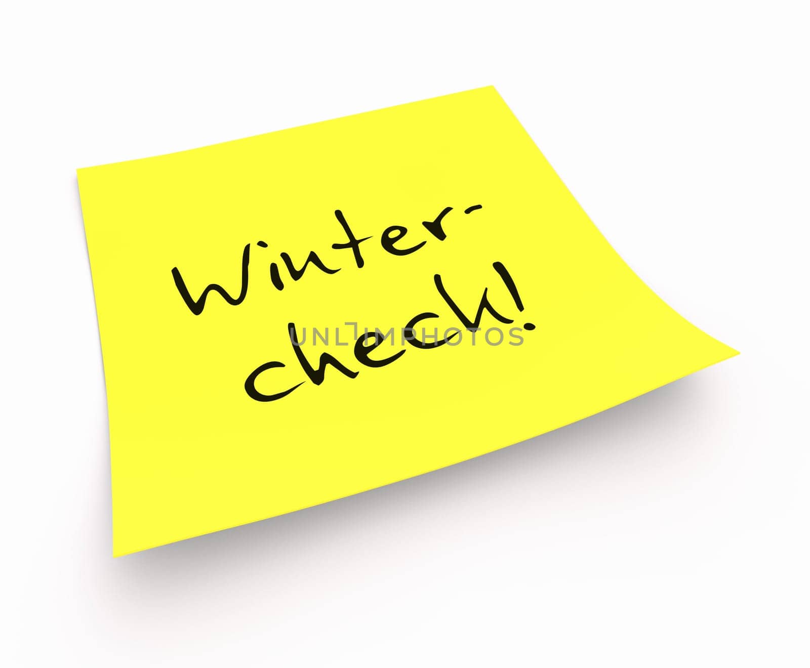 Sticky notes - winter check!