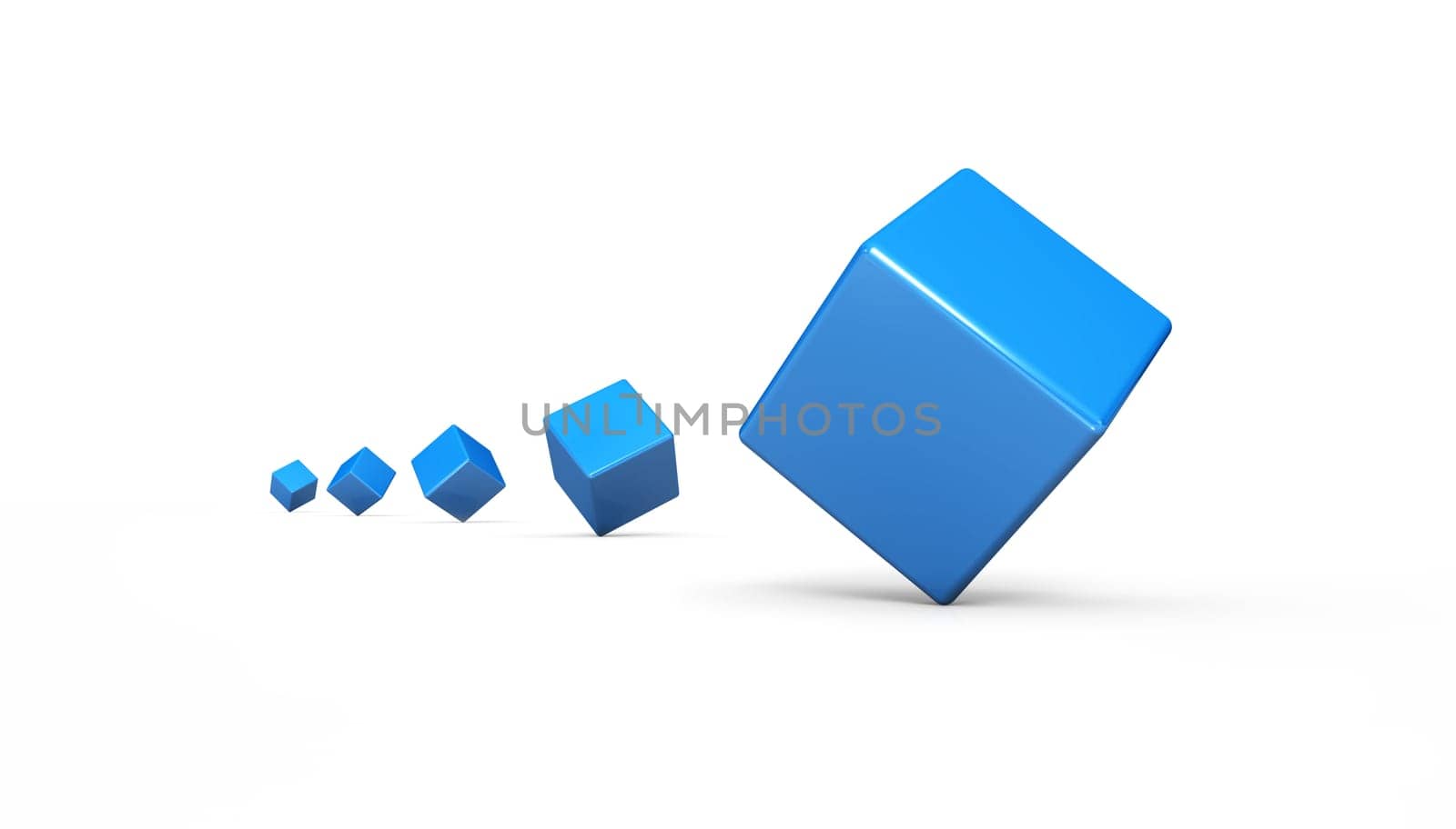 Dice Sequence Blue White