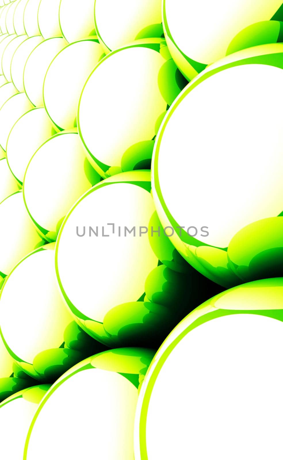 Green reflection balls background 08