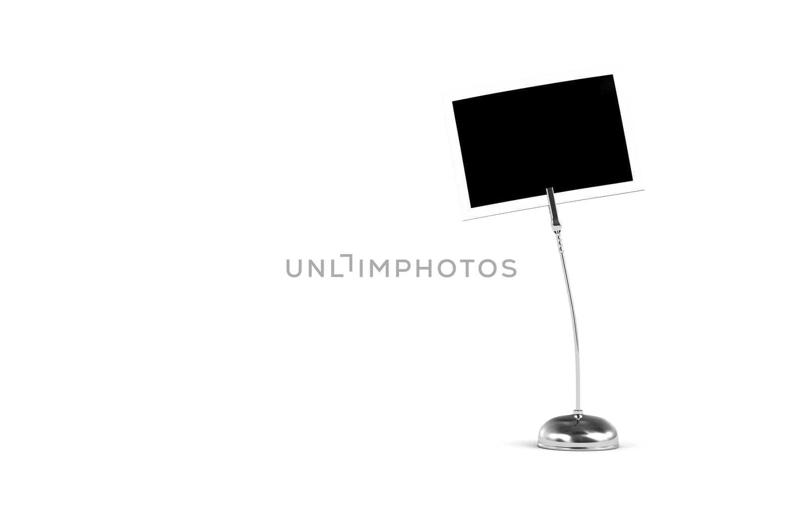 Photo clip cut-out silver