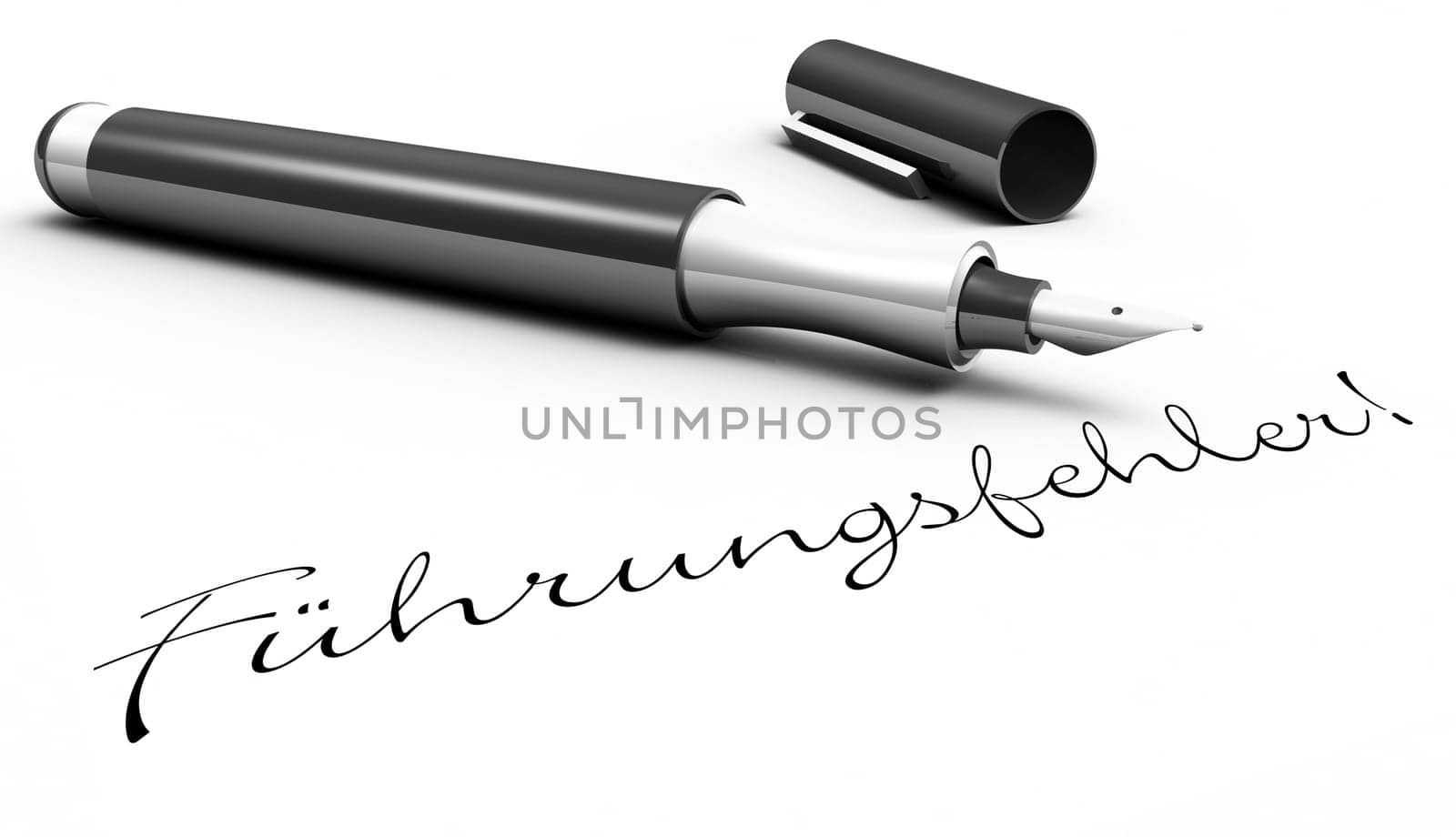 Leadership error! - Pen concept