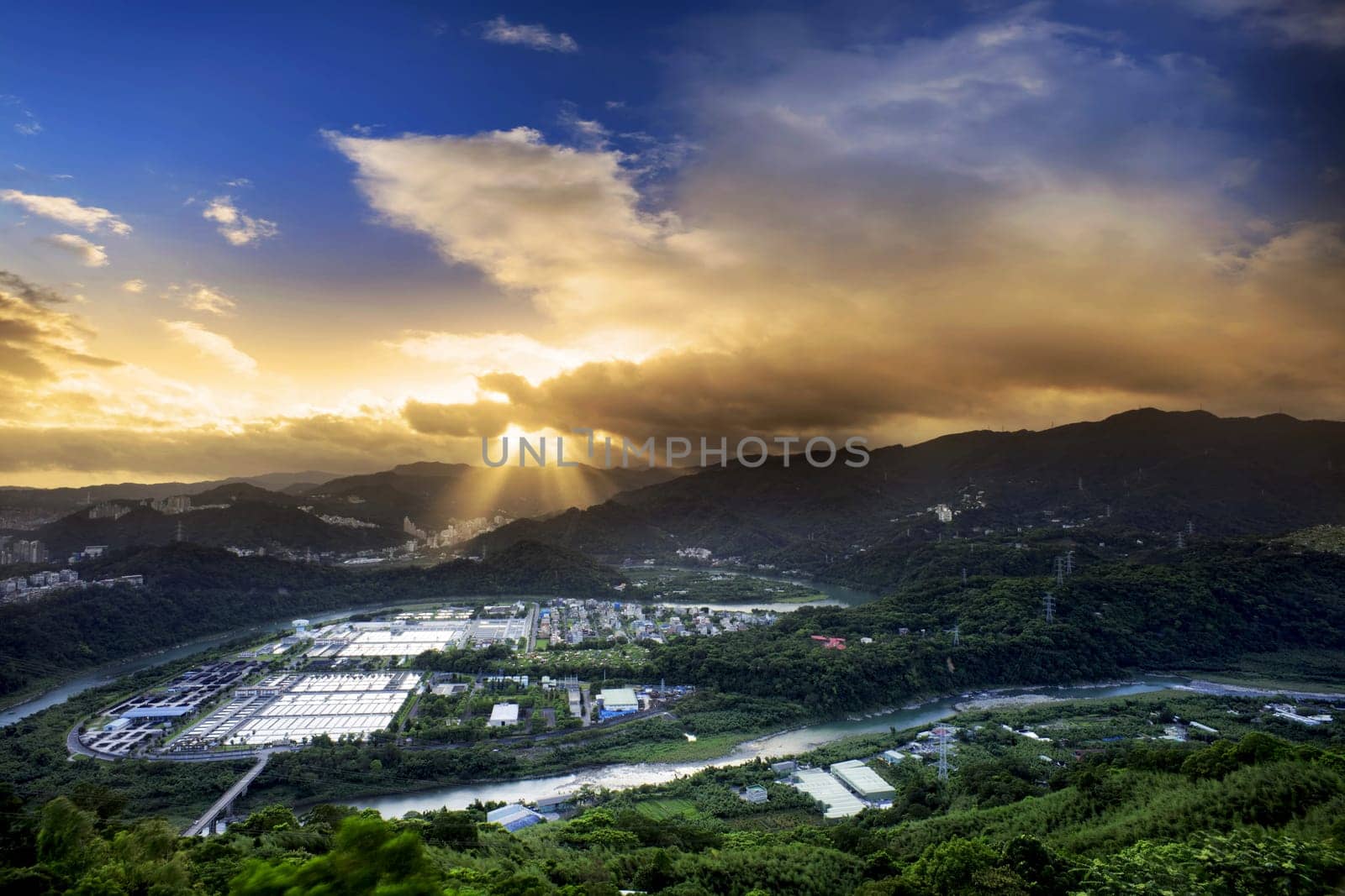 The new store waterworks sunrise, Taiwan