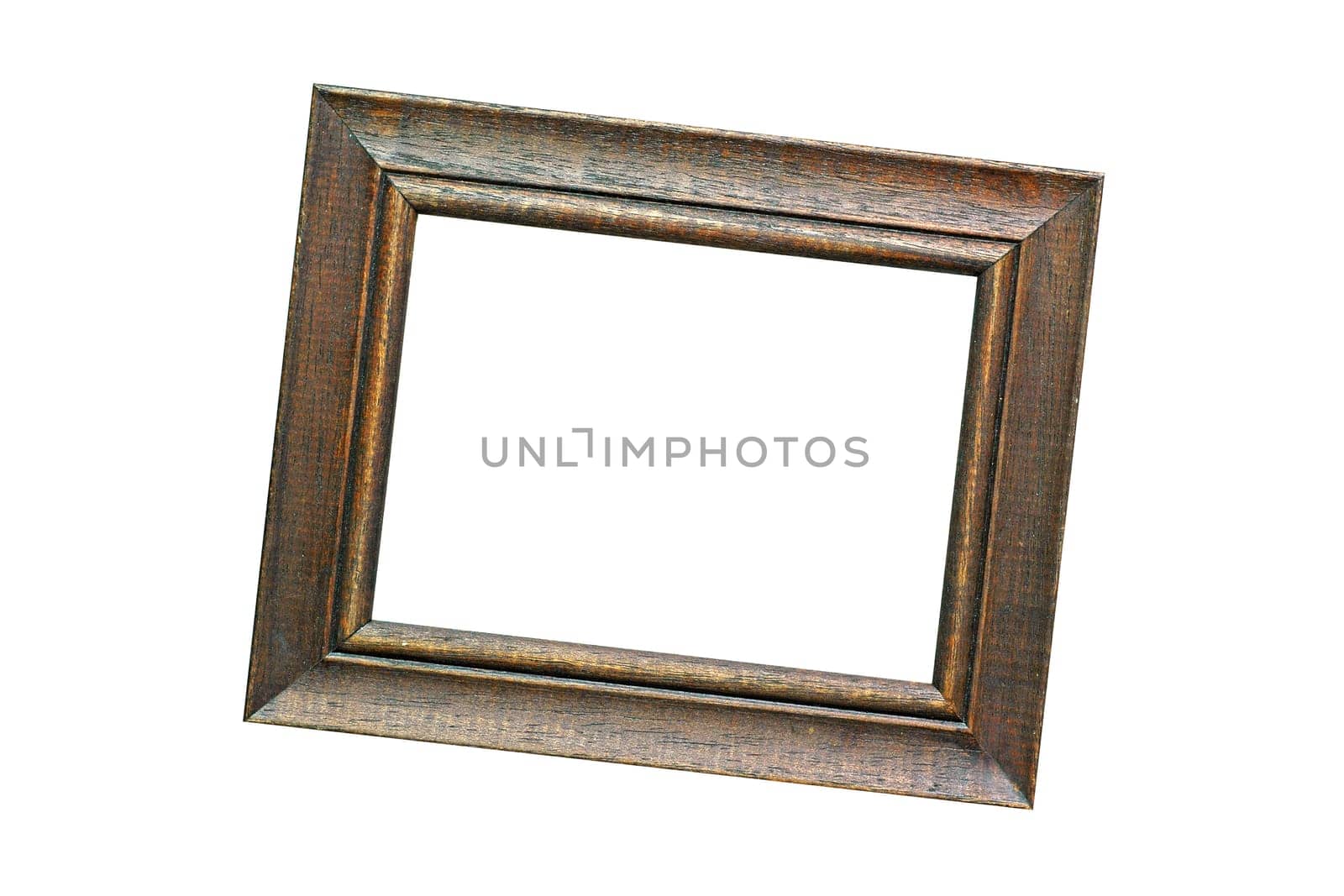wooden frame isolated