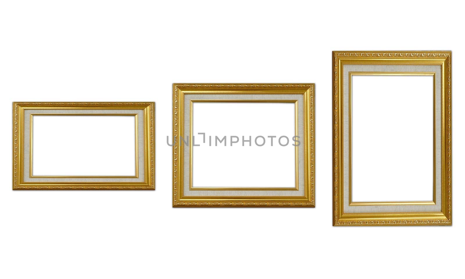 wooden frame isolated