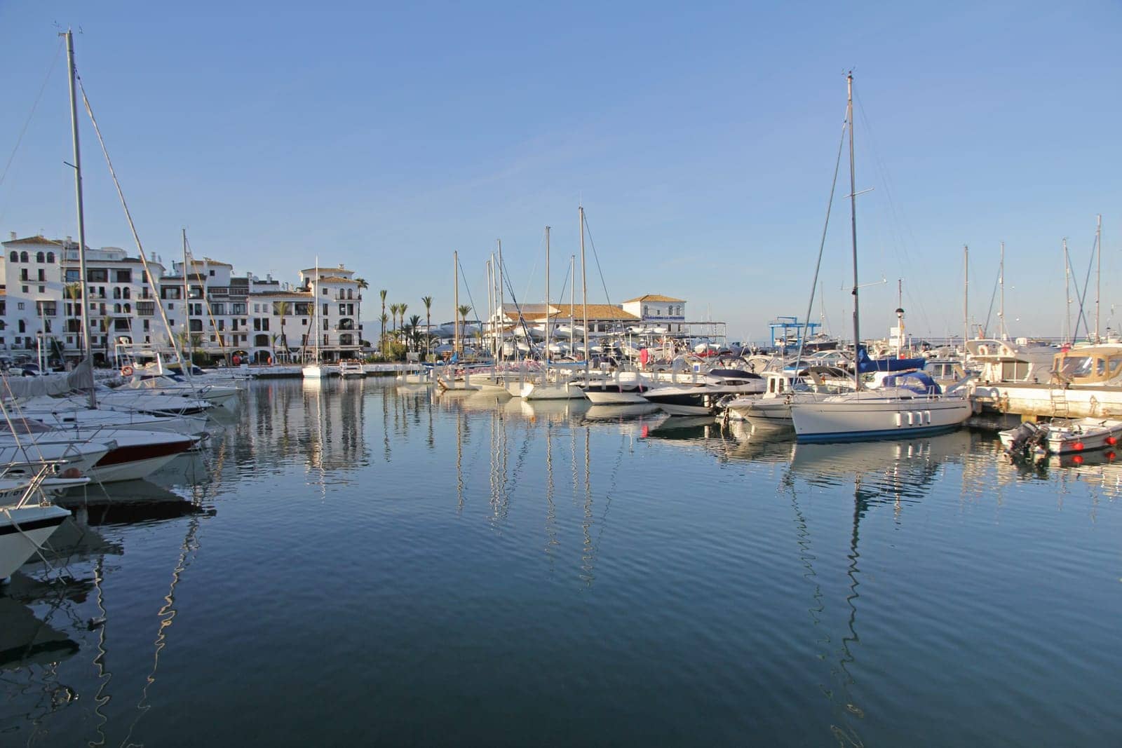 In the port of Puerto de la Duquesa