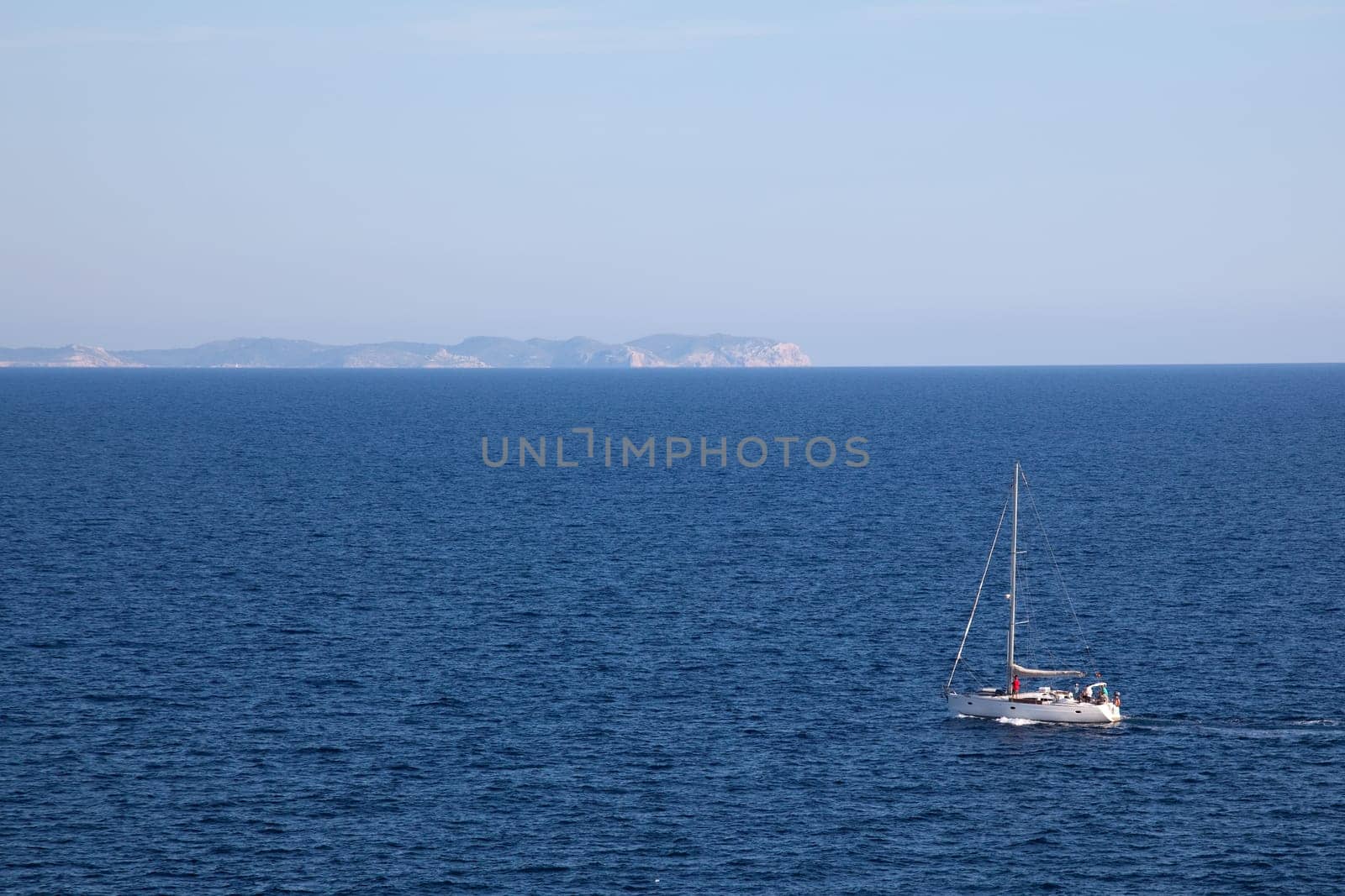 Sailboat in the sea