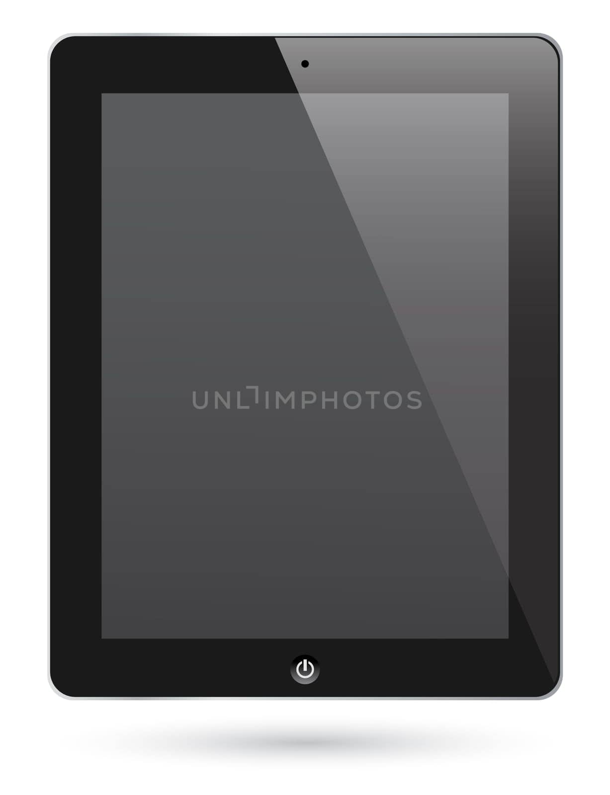 illustrations of touch screen tablet