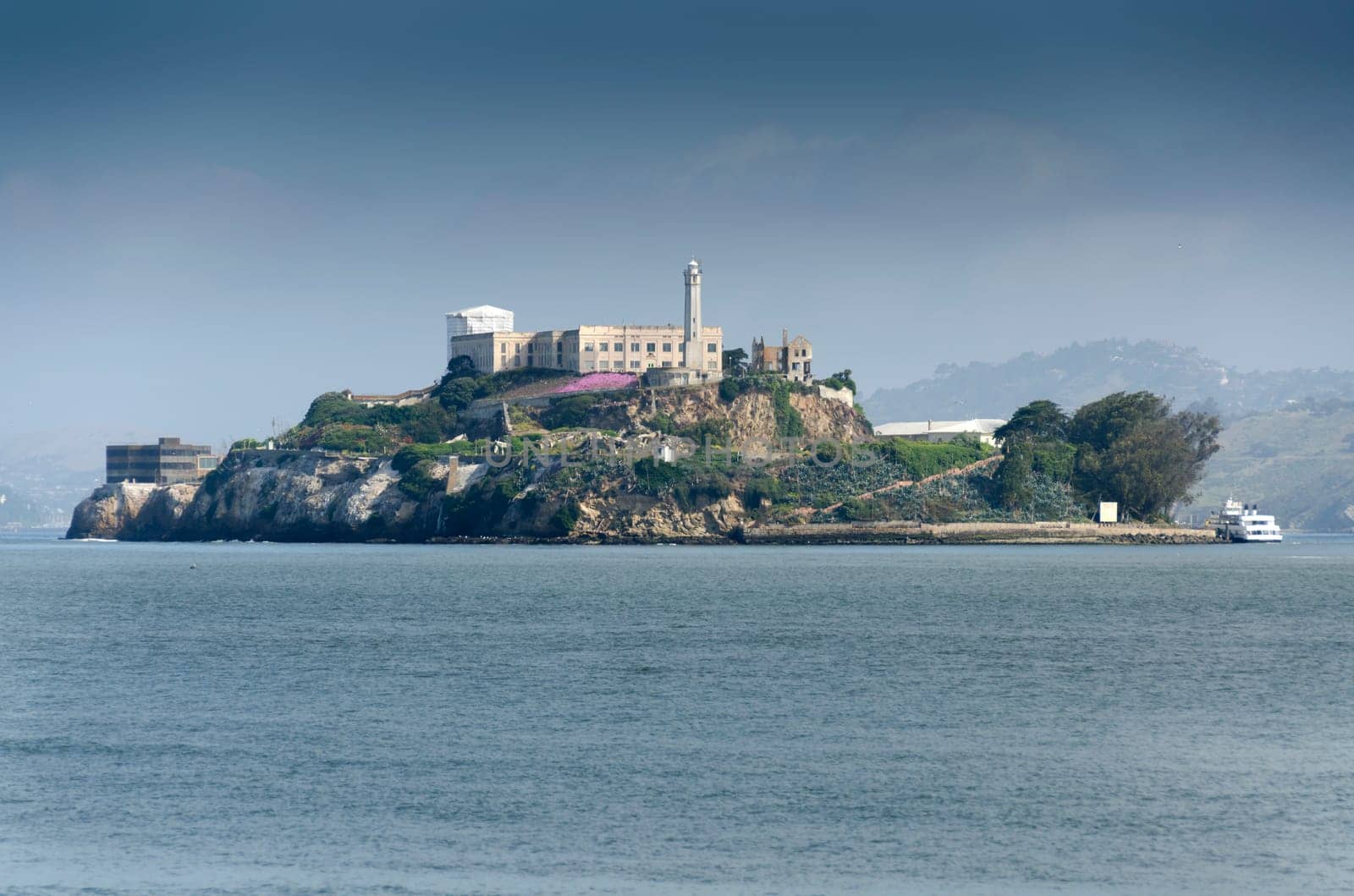 Alcatraz prison on the sea of San Francisco , California