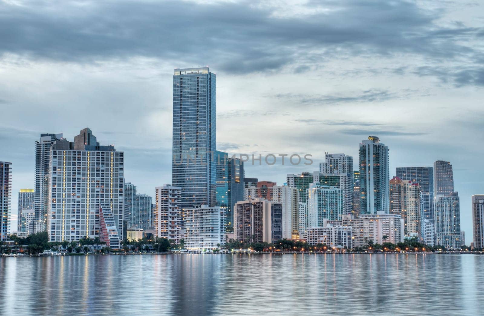 HDR of Miami at Sunset