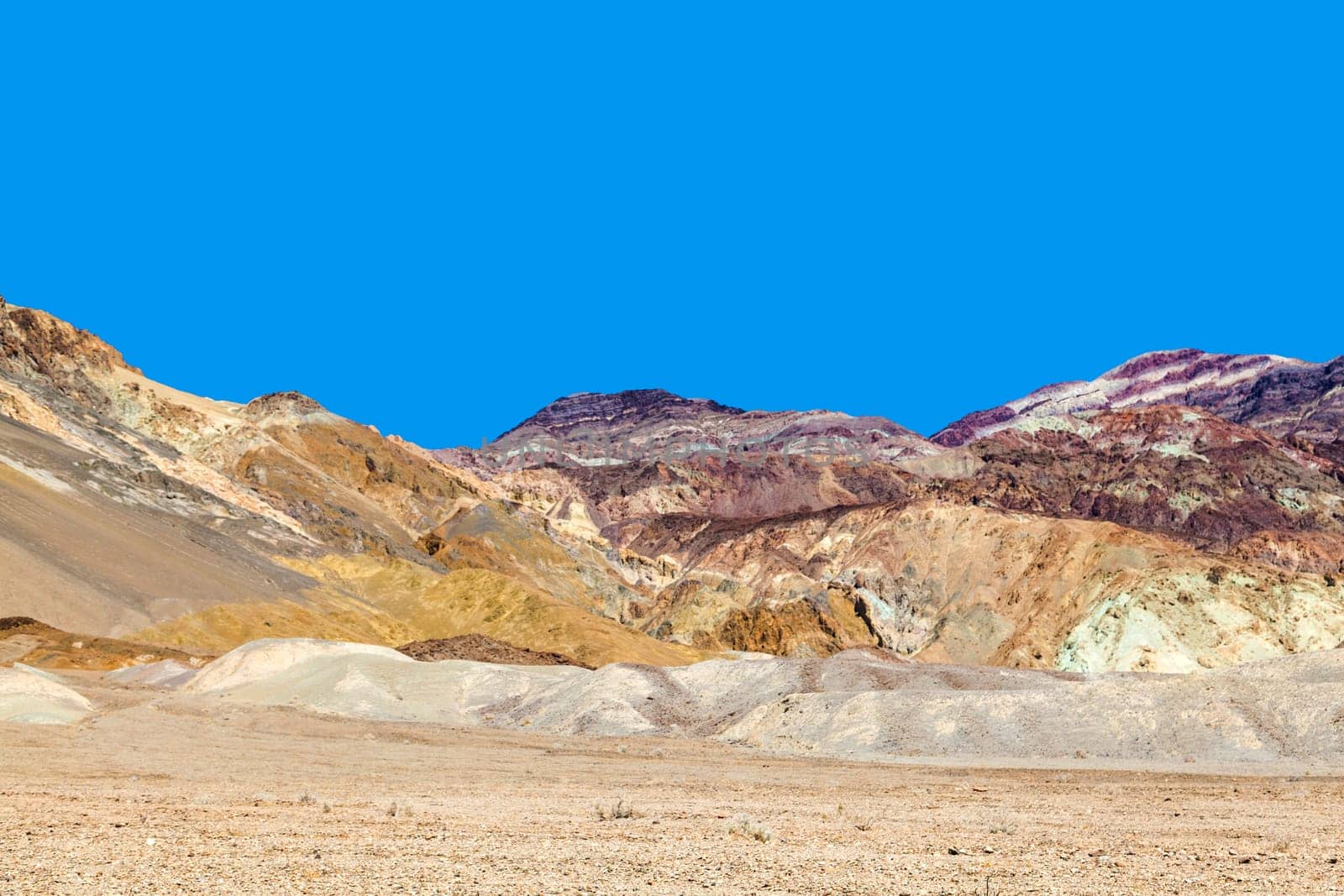 beautiful rock formations artists drive in the Death Valley
