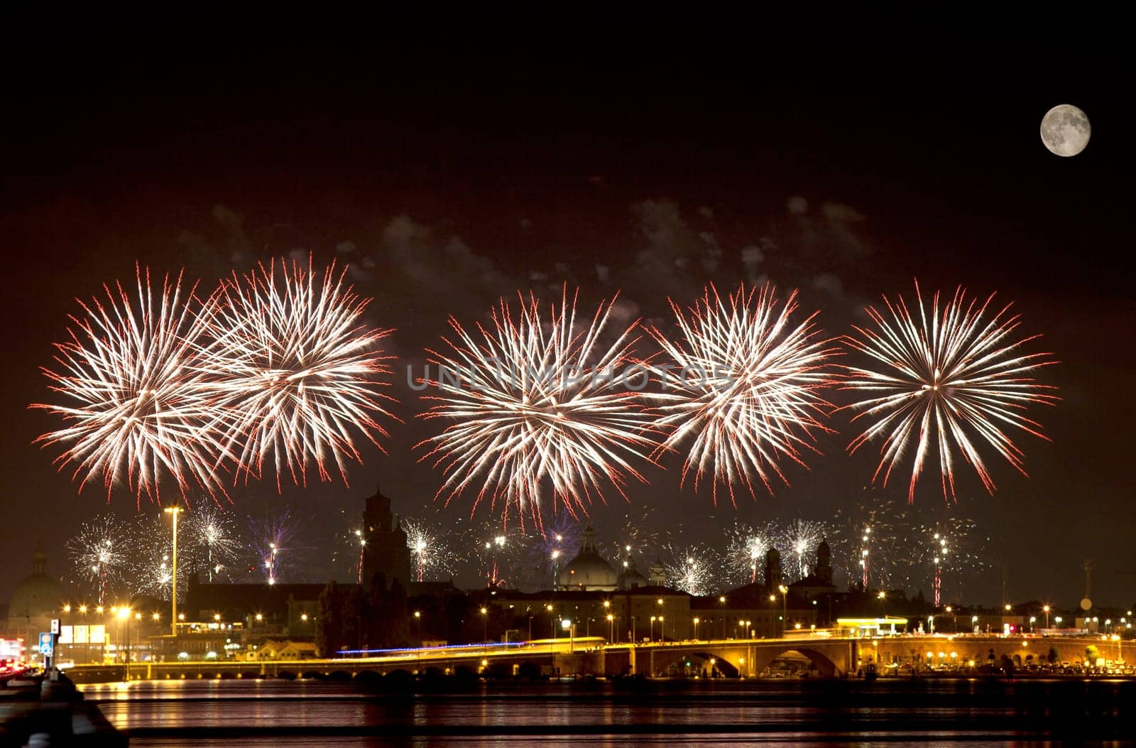 Firework celebration Redentore (Venice, Italy)