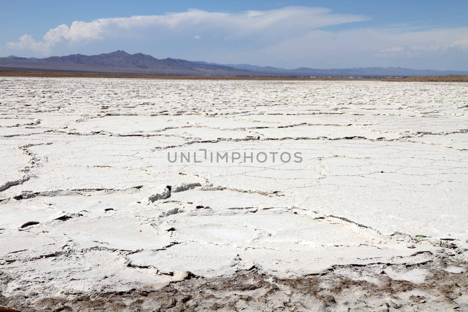 Salt flat near Mojave desert, USA