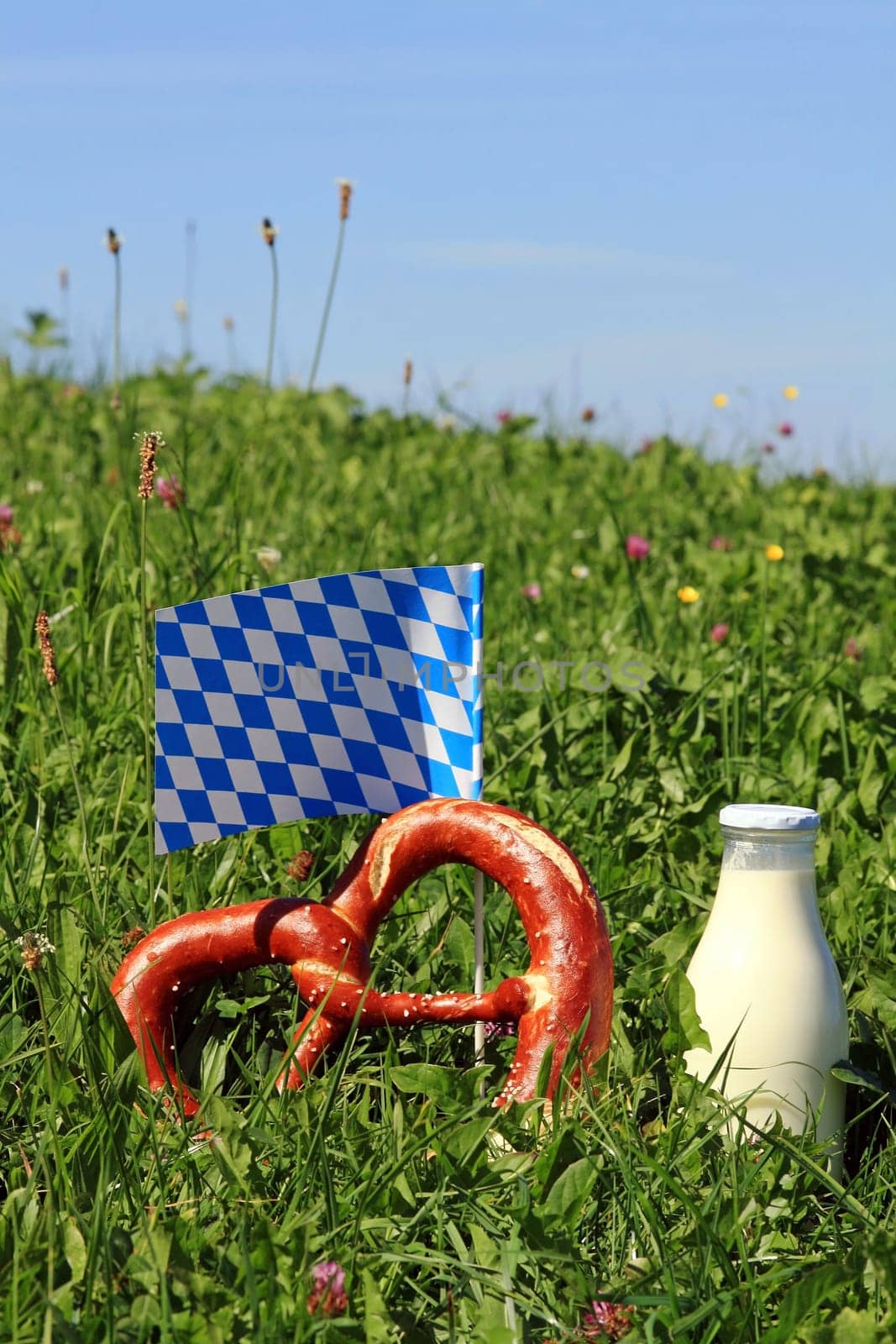 Milk and baked goods from Bavaria