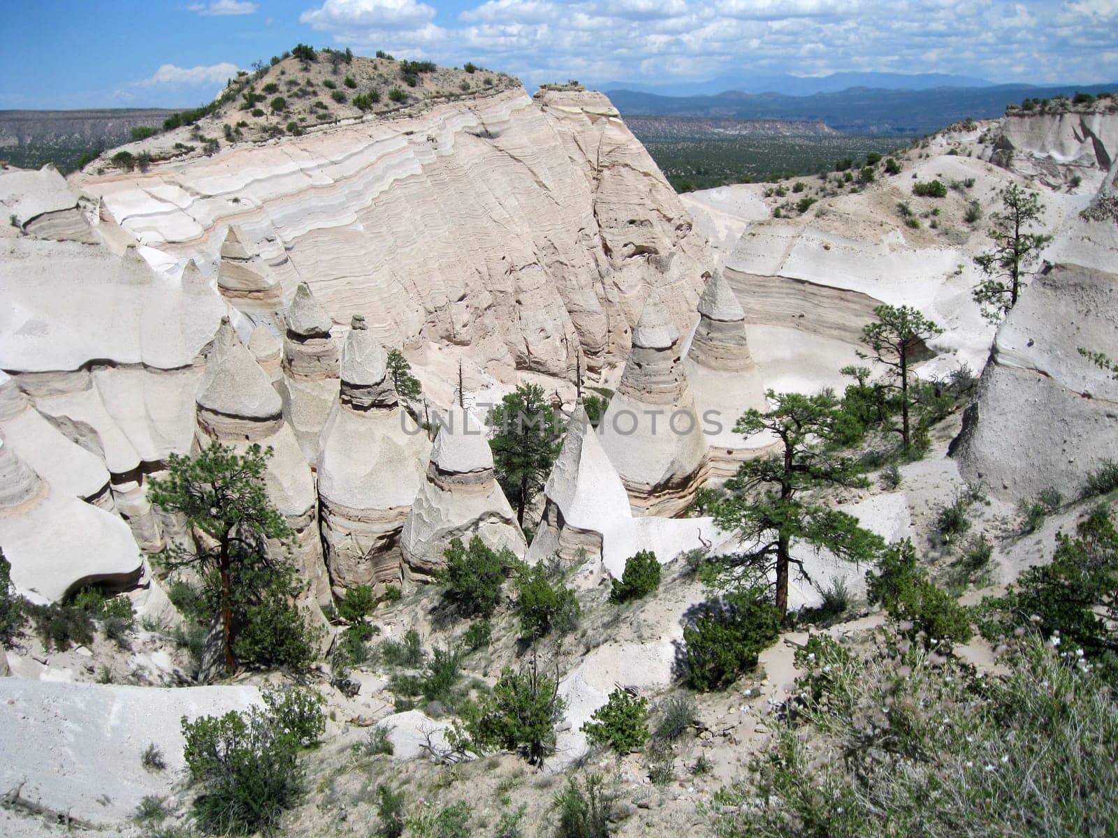Insight into the canyon and rock formations from above