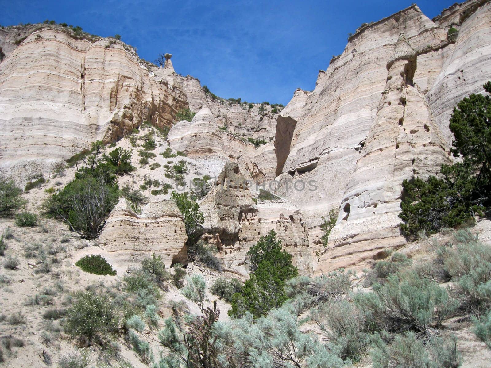 Insight into the canyon and rock formations from above
