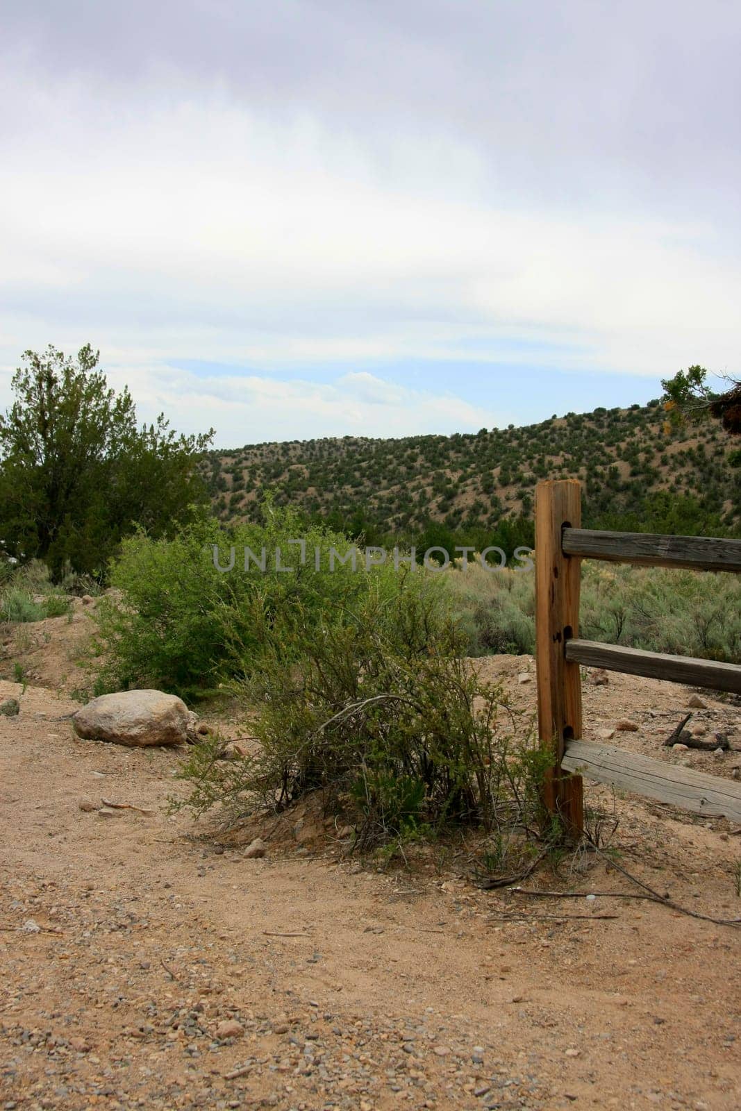 A fence in the middle of nowhere