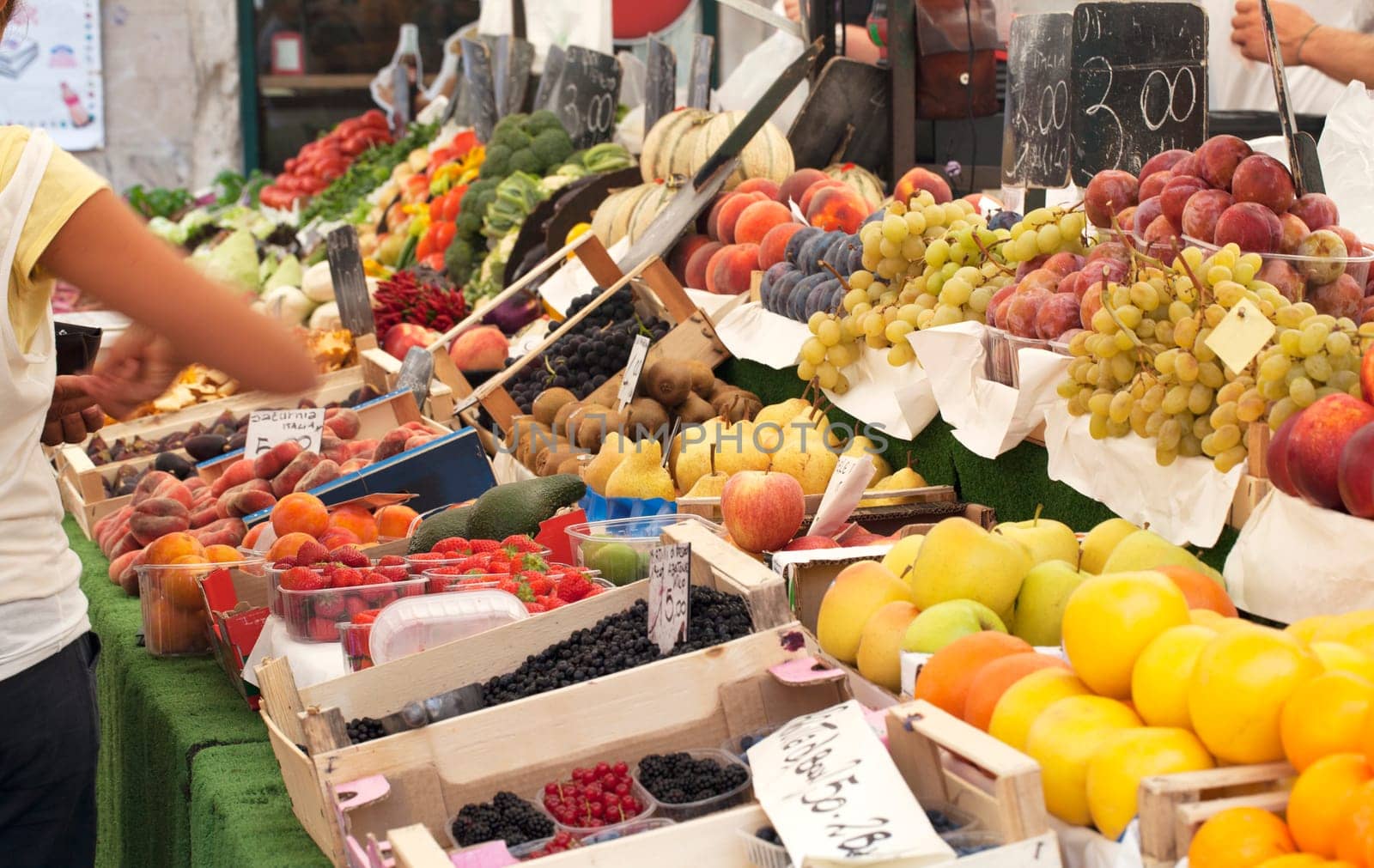 Fruit and vegetable stall