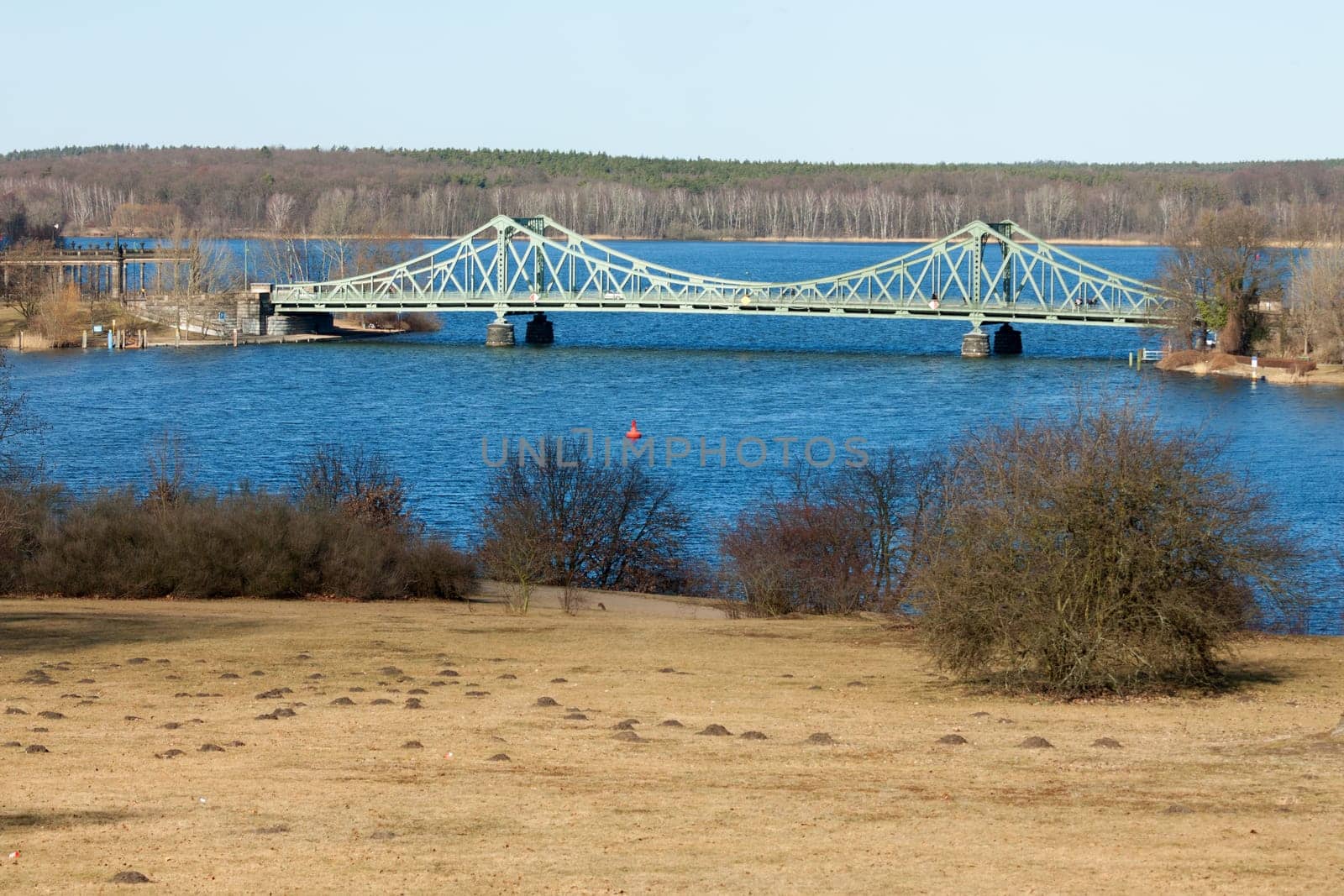 Glienicke Bridge,connection between Berlin and Potsdam