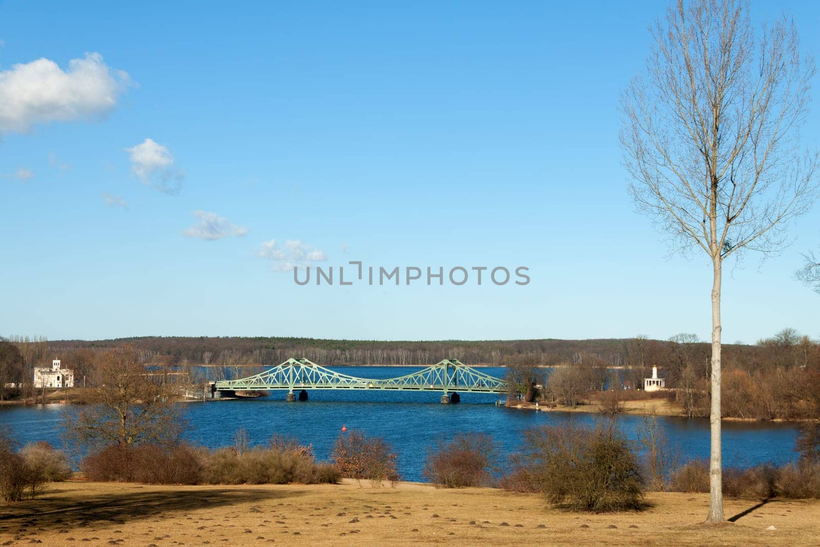 Glienicke Bridge photographed from the south