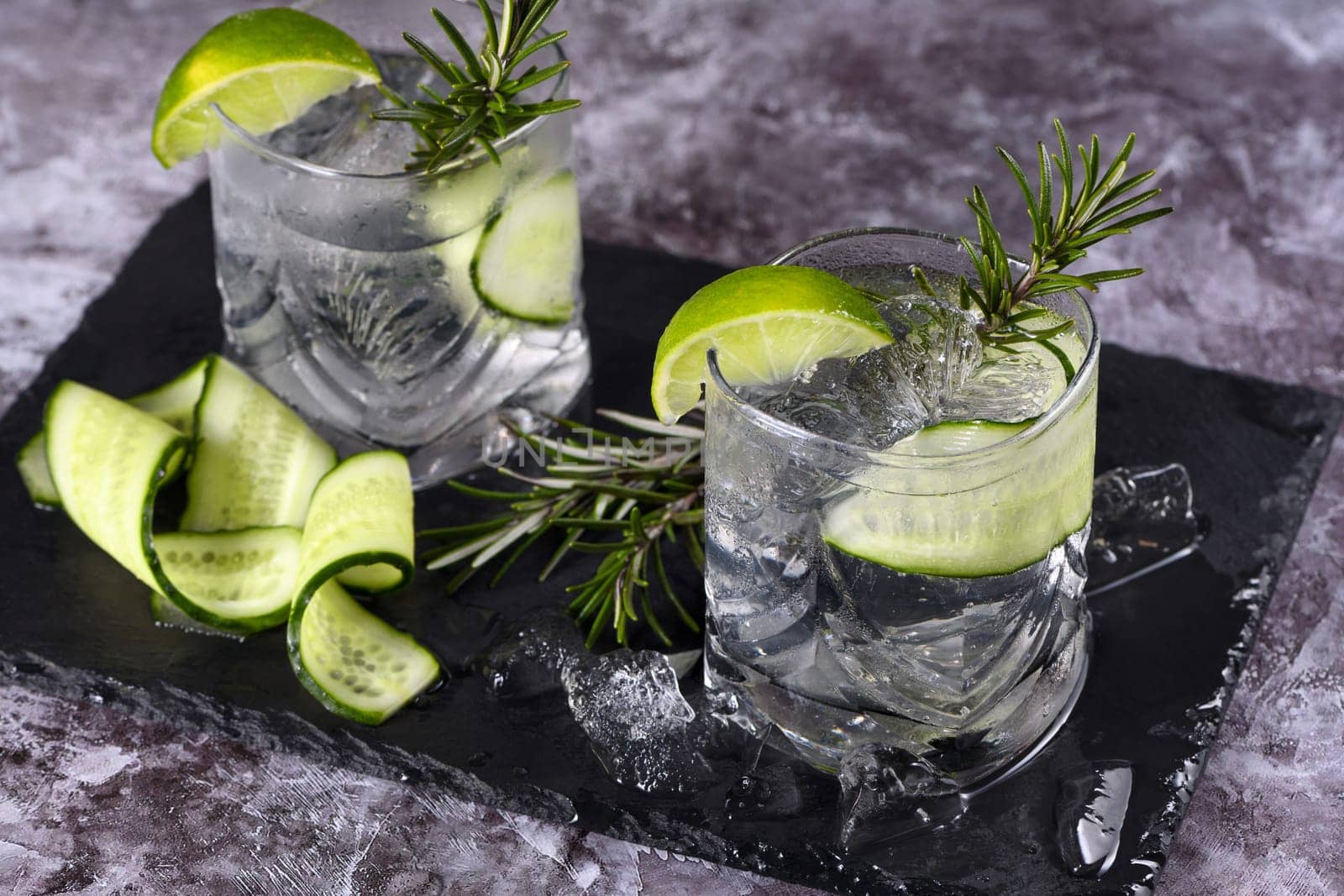 This is a great refreshing organic cucumber gin and tonic. Ideal for vegetarians.