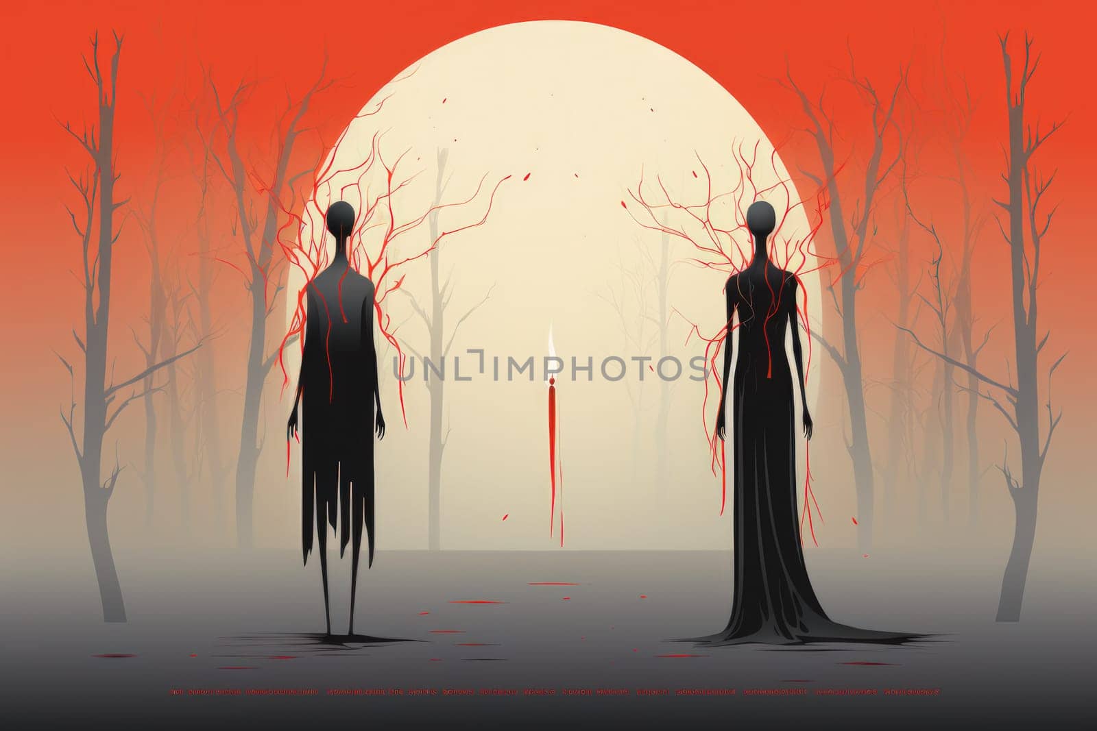 Deep within the realm of fantasy, vengeful banshees dwell, their anguished wails piercing the stillness of haunted forests.