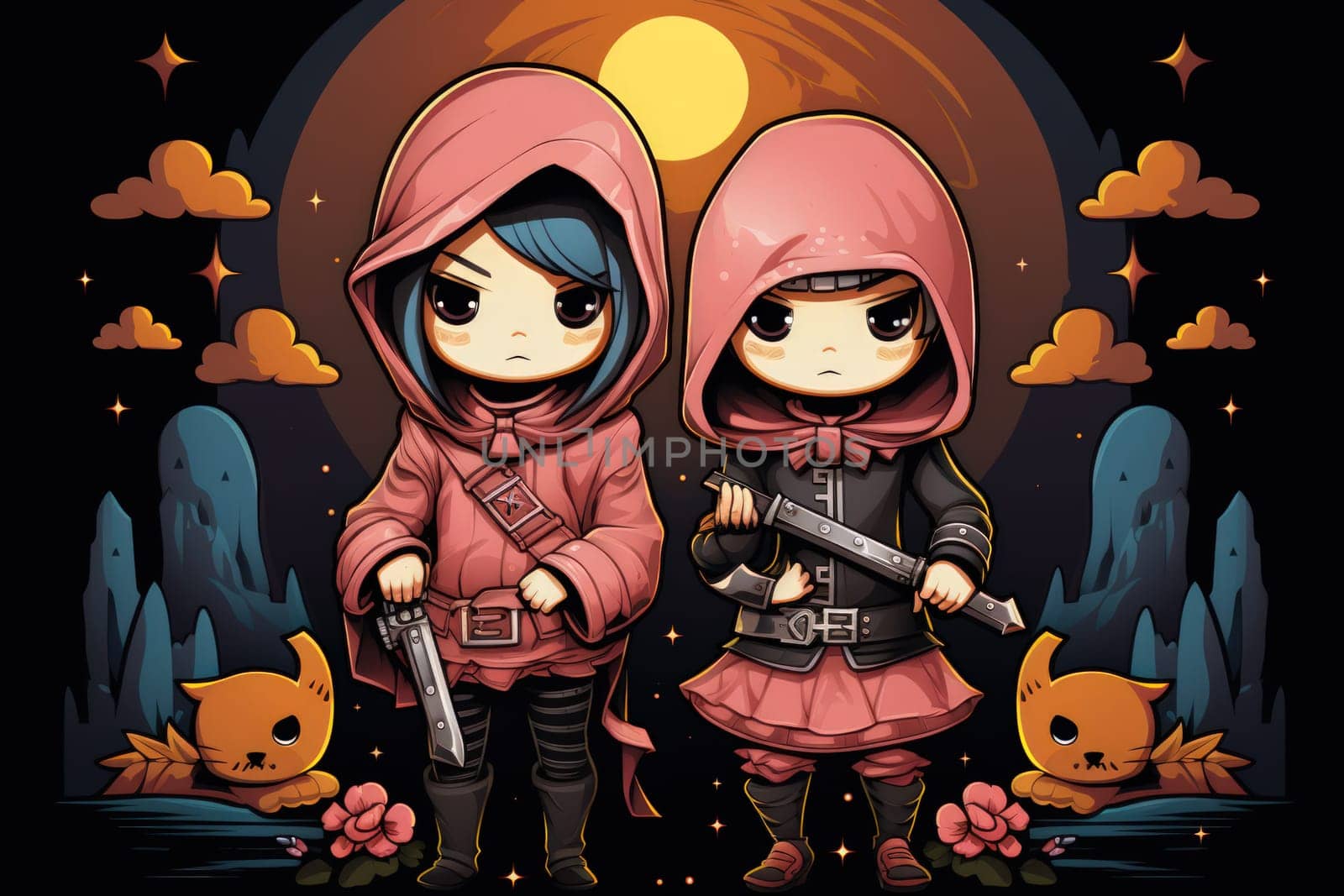 Immerse yourself in a world of fantasy where stealthy assassins, endowed with deadly precision and the ability to move with silent footsteps, lurk in the shadows.