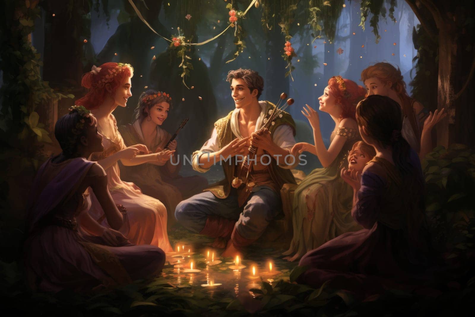 Step into the enchanting fae realm where mischievous trickster sprites roam.