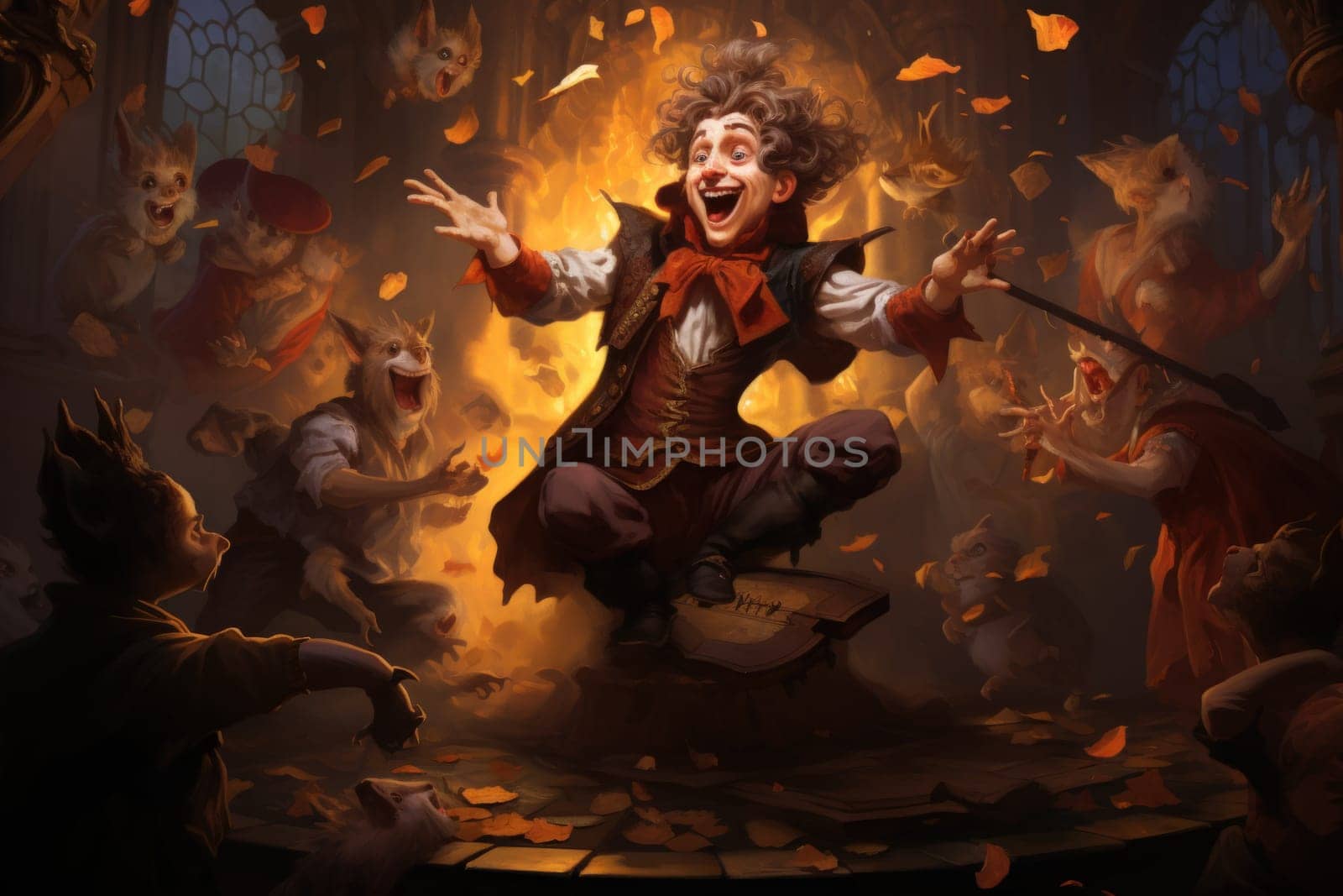 Step into the enchanting fae realm where mischievous trickster sprites roam.