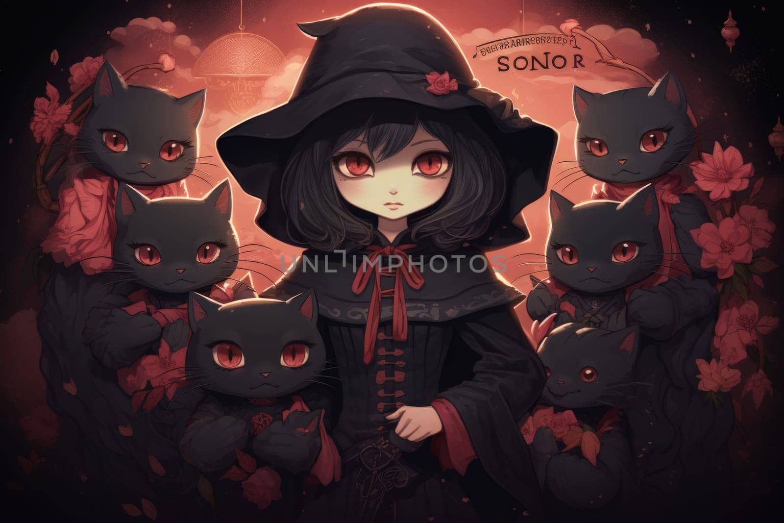 In the realm of fantasy, witches' familiars take on various forms, but the most iconic and cunning of all are the black cats.