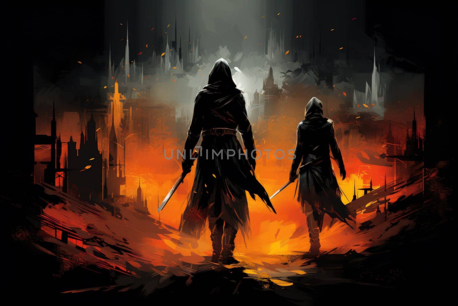 Immerse yourself in a world of fantasy where stealthy assassins, endowed with deadly precision and the ability to move with silent footsteps, lurk in the shadows.
