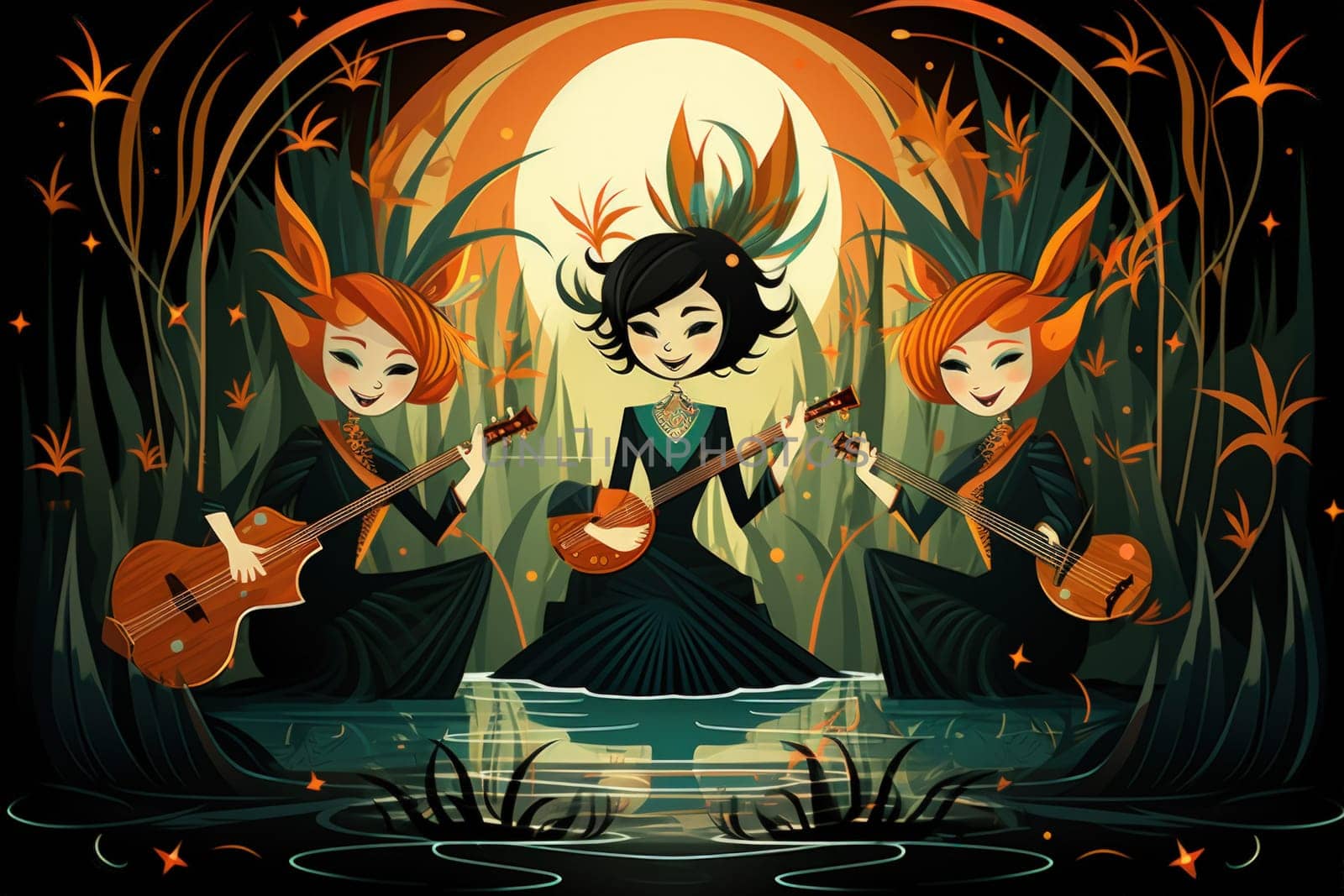 Step into the enchanting fae realm where mischievous trickster sprites roam.