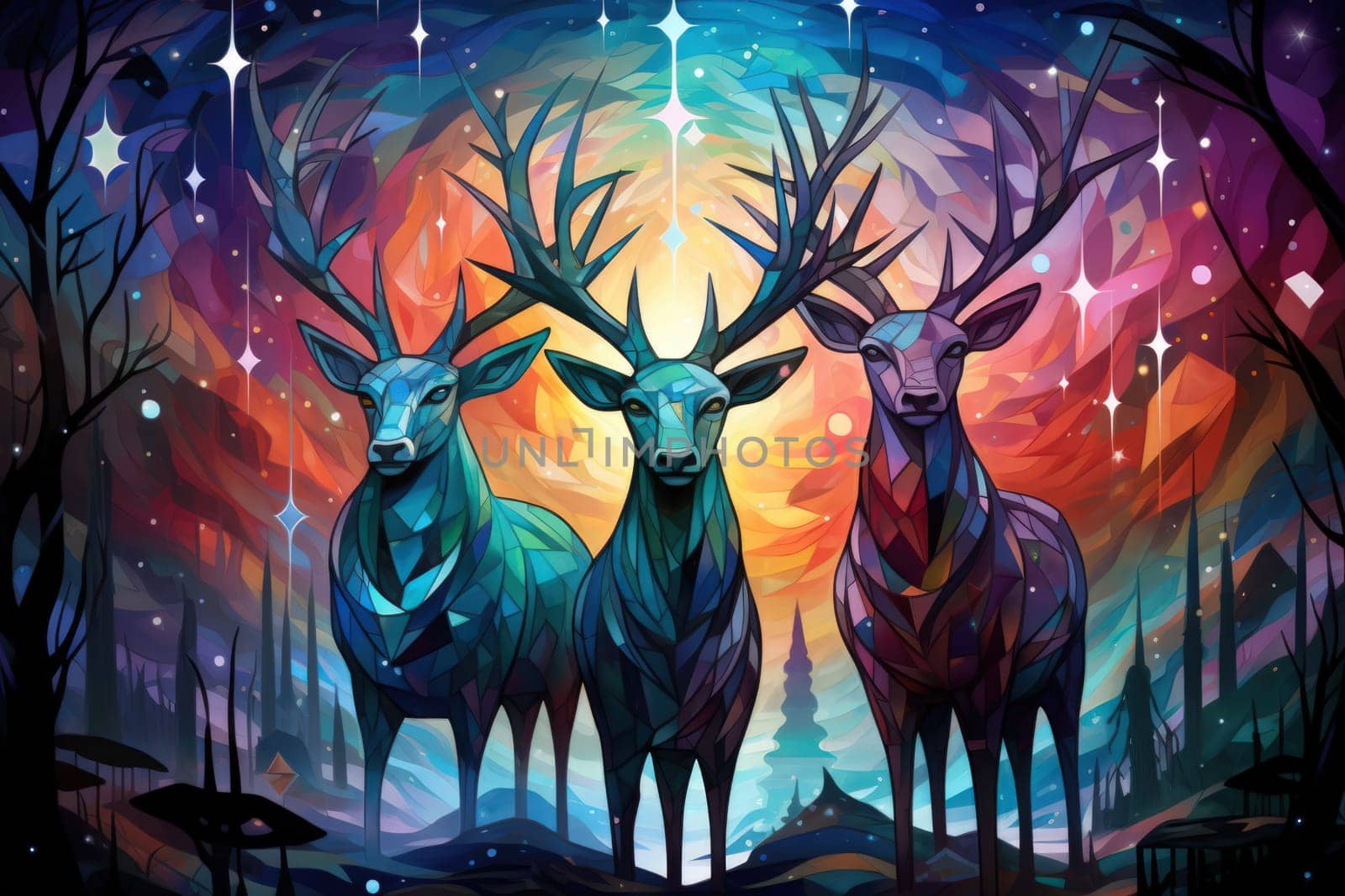 Immerse yourself in the ethereal beauty of this illustration created by a professional visual artist.