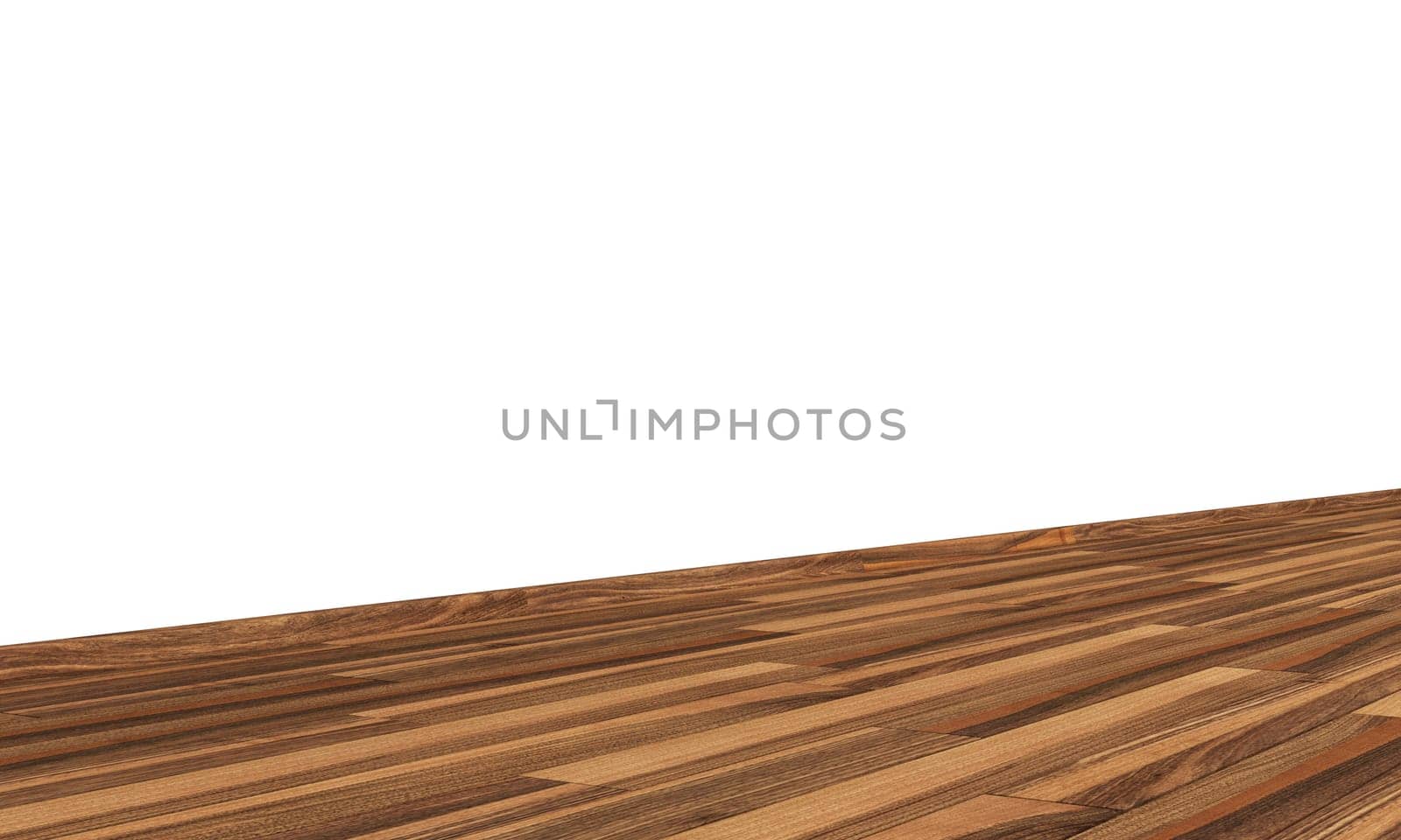 Wall with Wooden Floor Diagonal - Walnut (European)