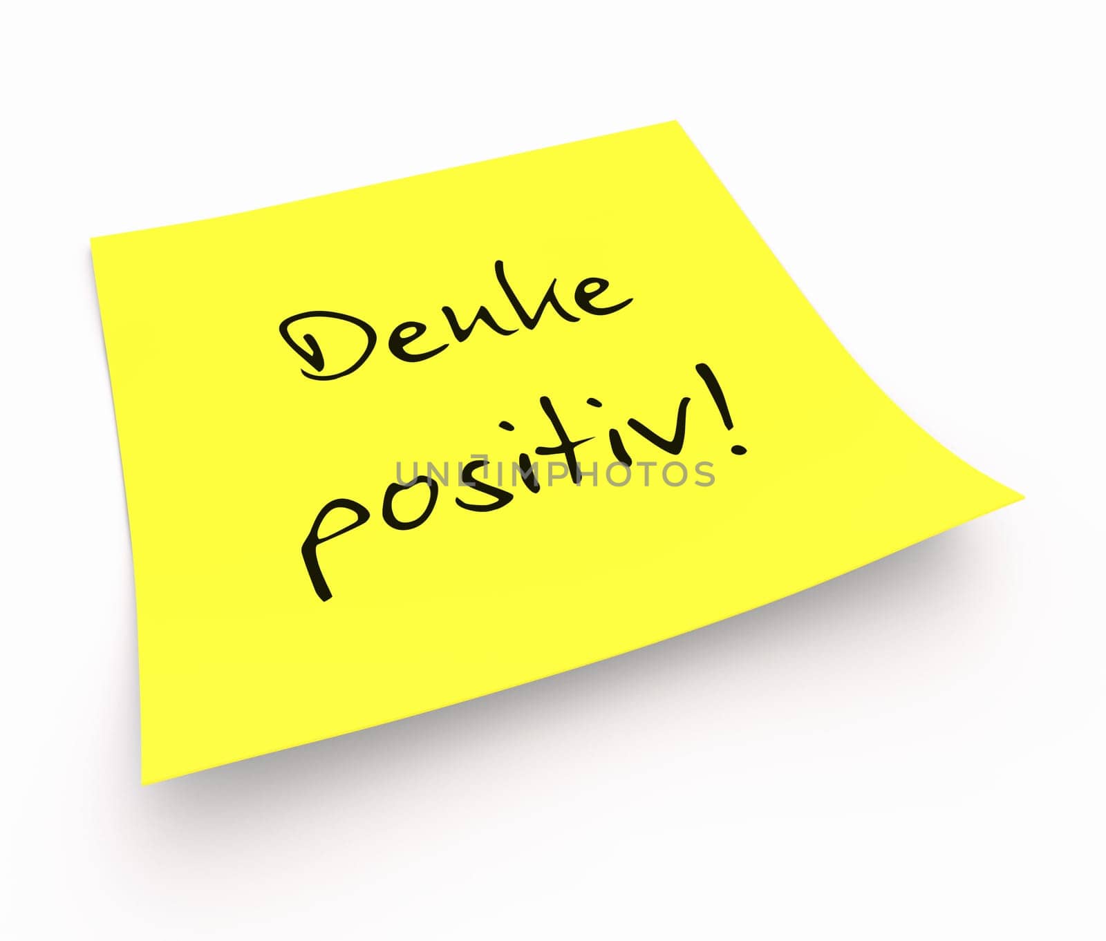 Notes - Think positive!