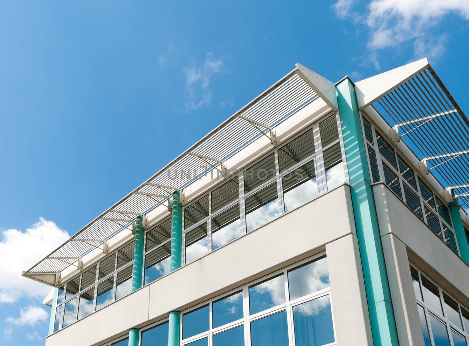 modern office building in the Amsterdam harbor area