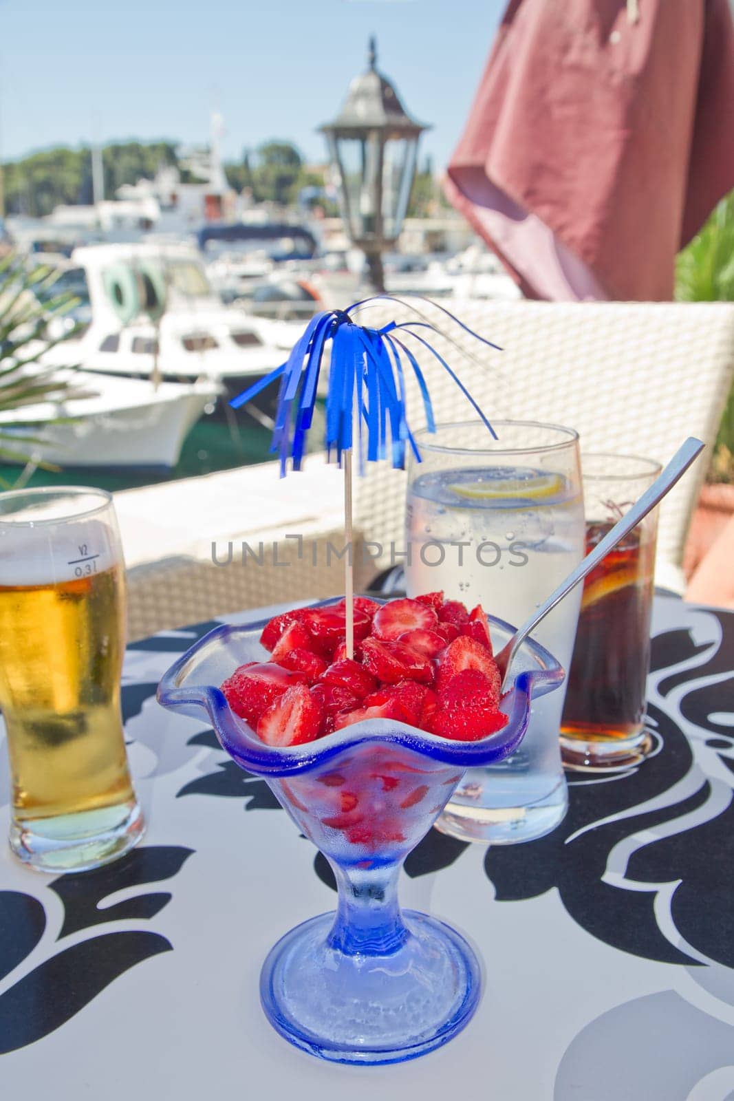 cup of strawberries