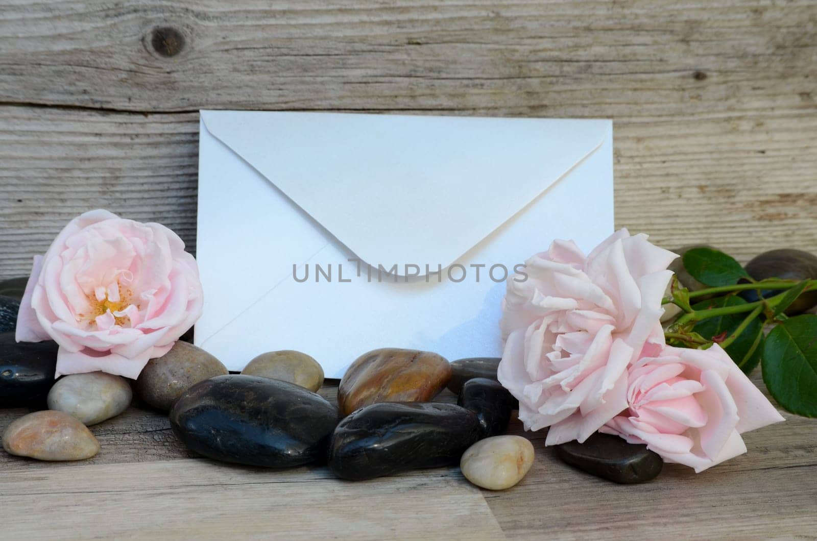 Letter voucher with roses
