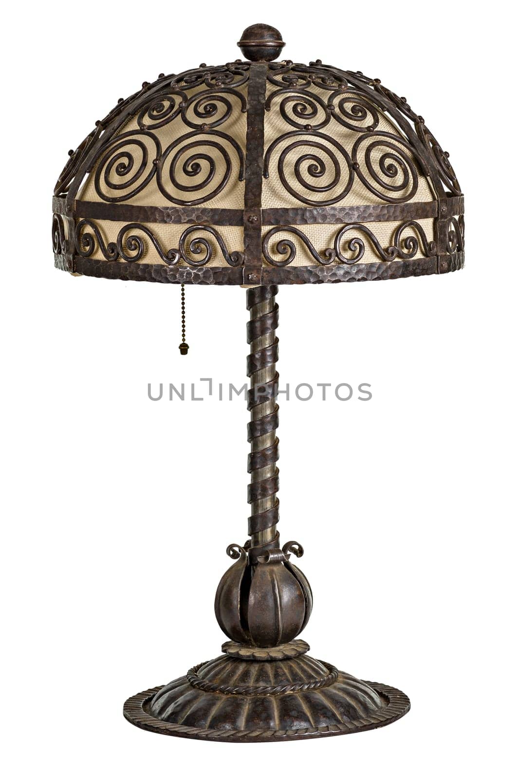 Antique Hand Forged Table Lamp