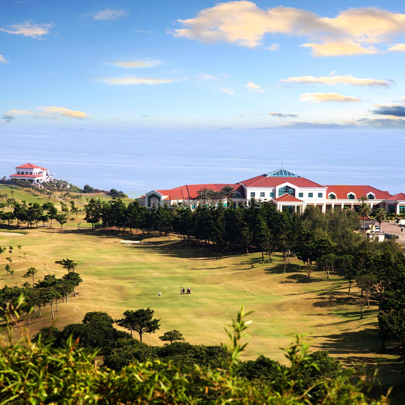 overhead view of bali golf course, Taiwan