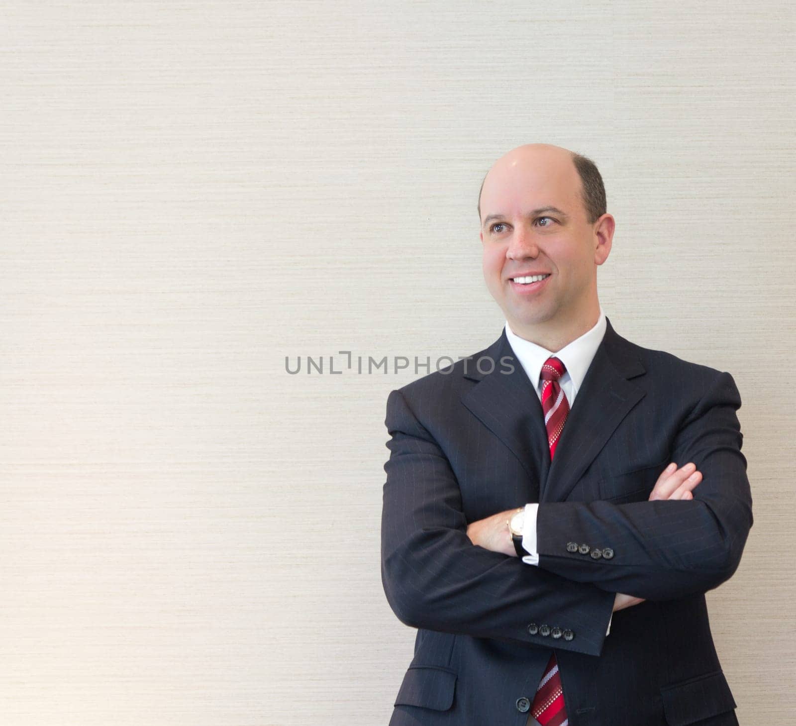 Portrait of a smiling business man.