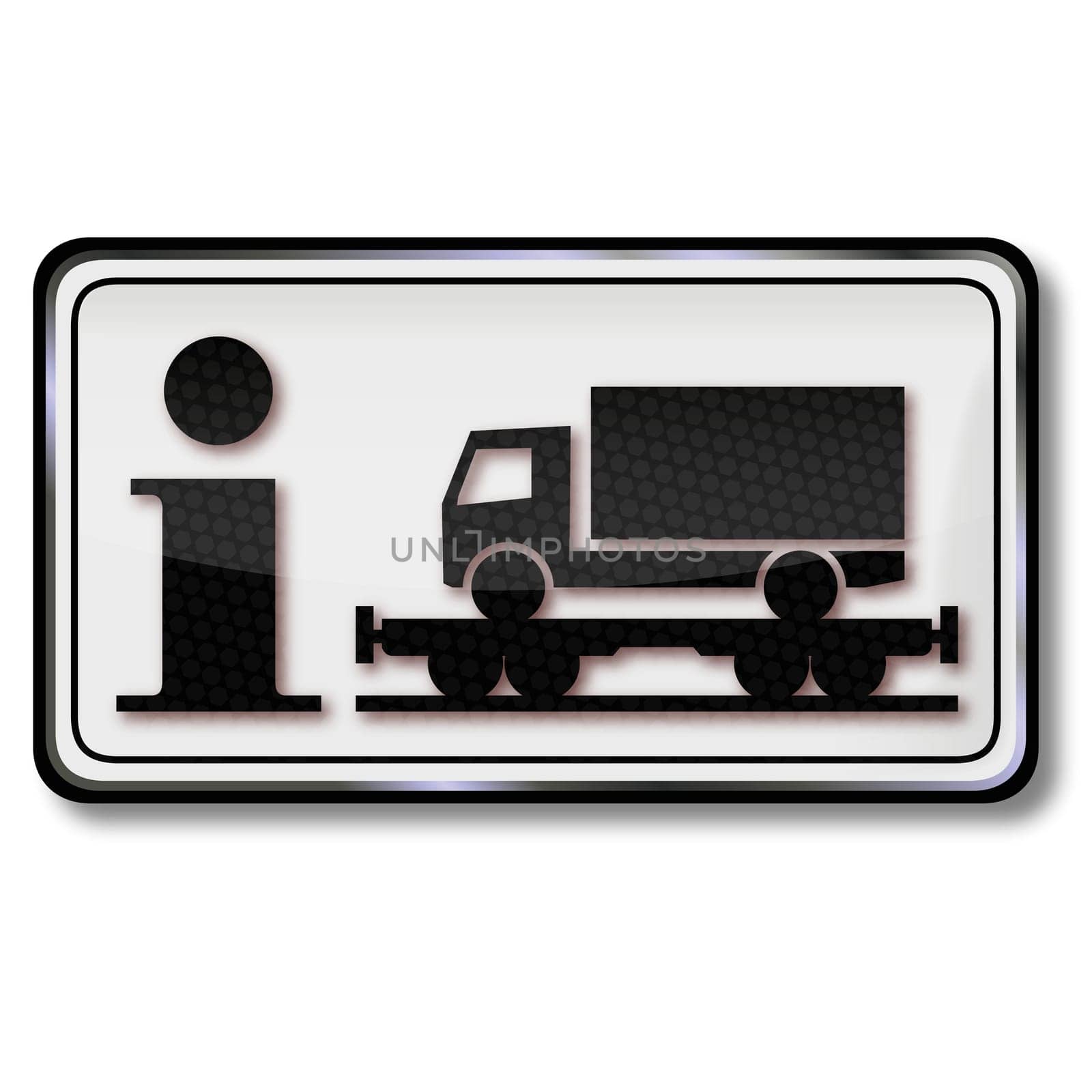 Traffic sign information car train
