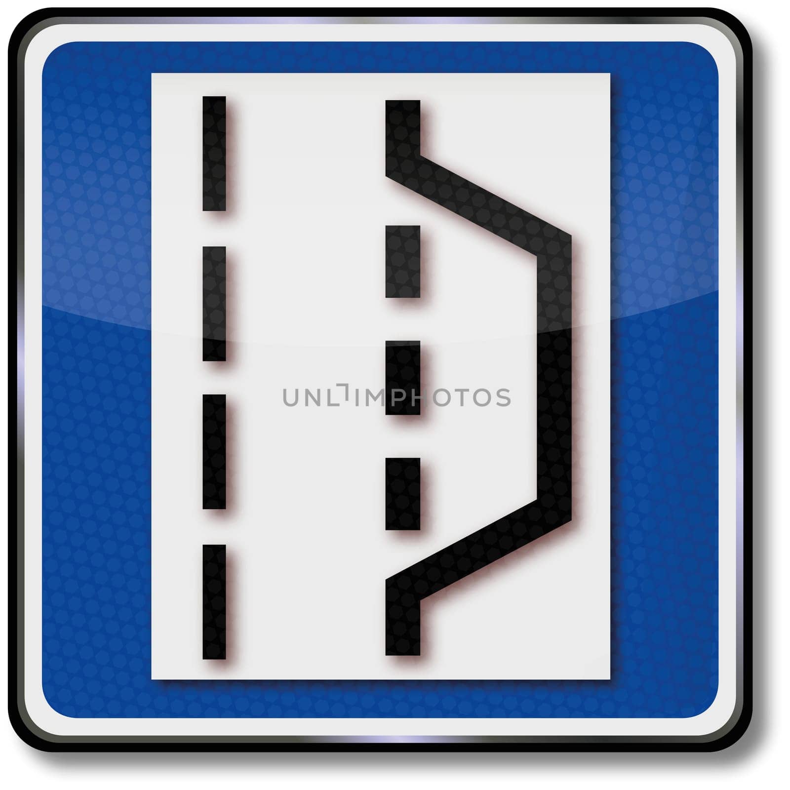 Traffic sign emergency bay