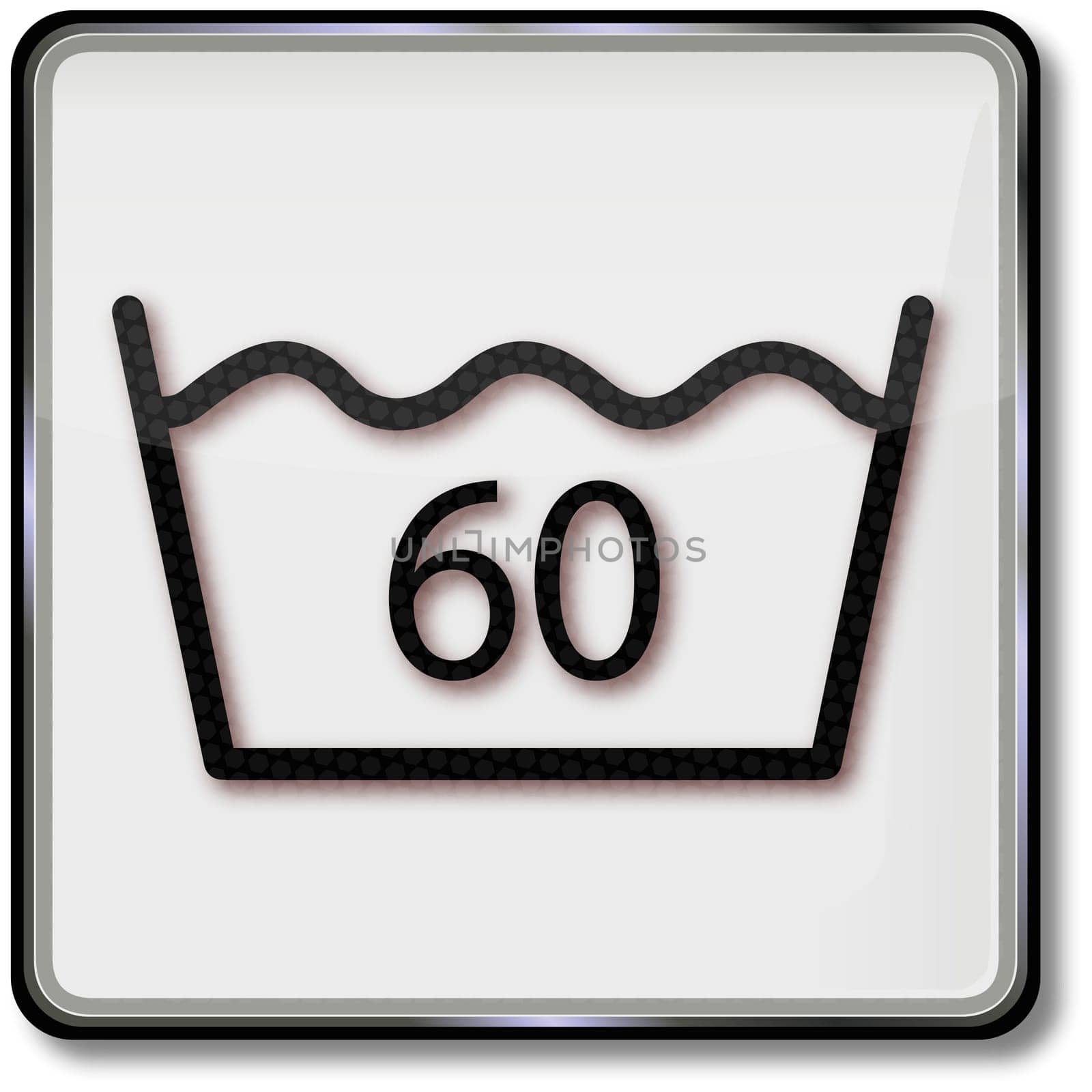 Textile Care Symbol 60 Degrees