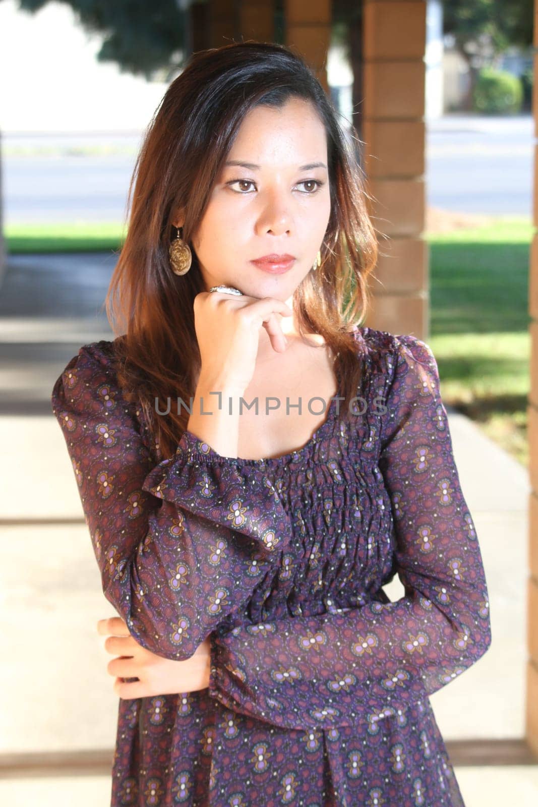 Pretty girl in the park