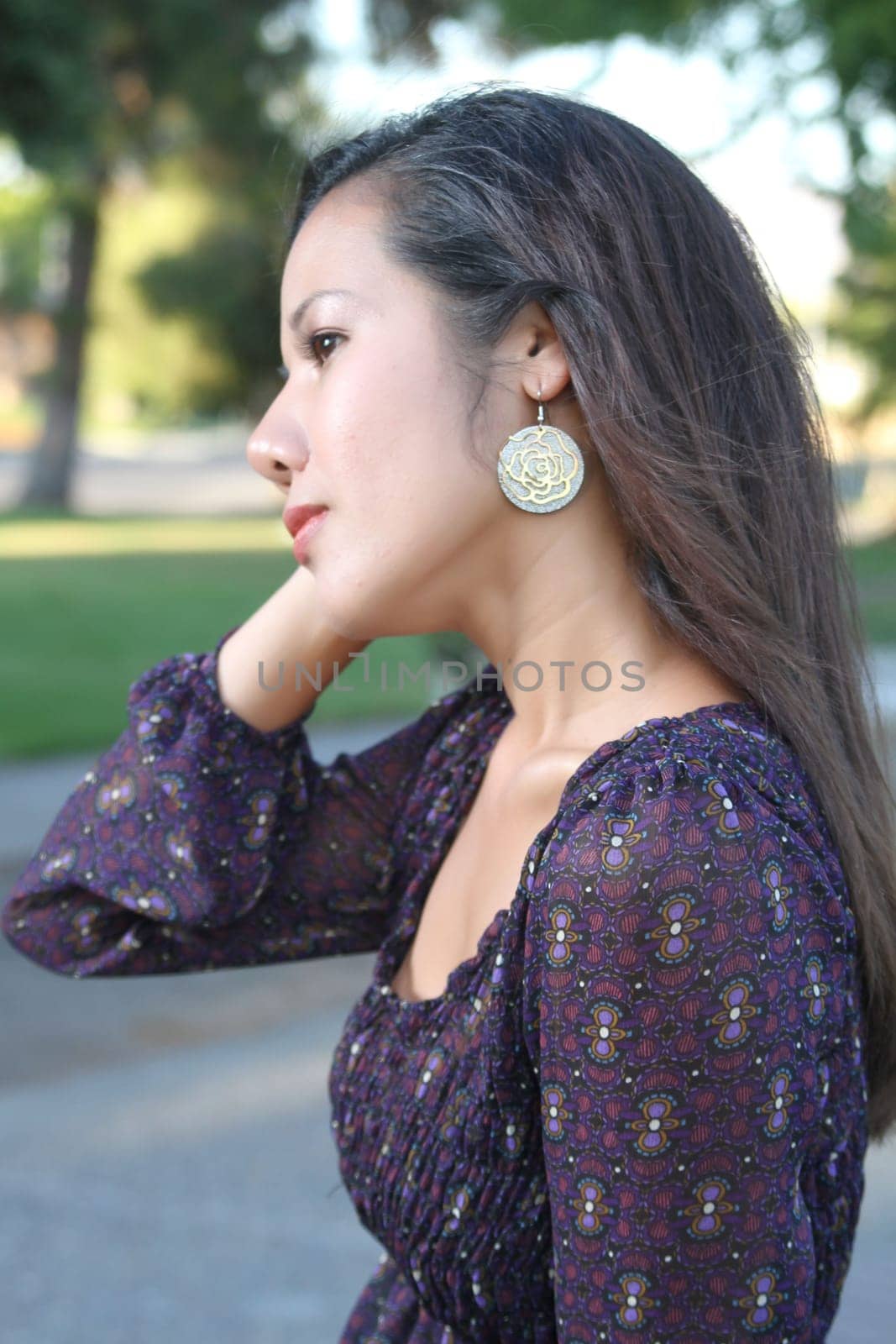 Pretty girl in the park